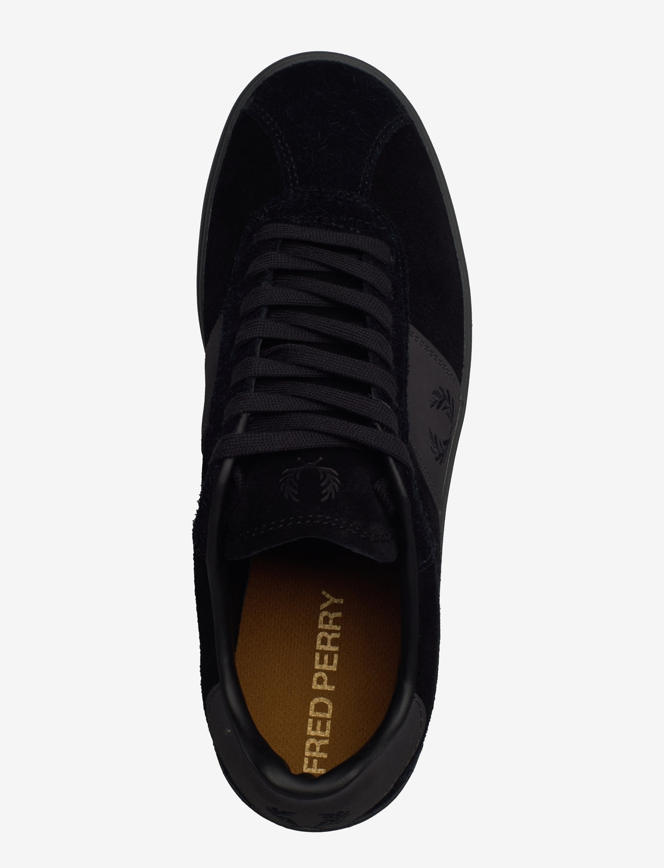 Fred Perry - B4 SUEDE - black / anchor grey - 3