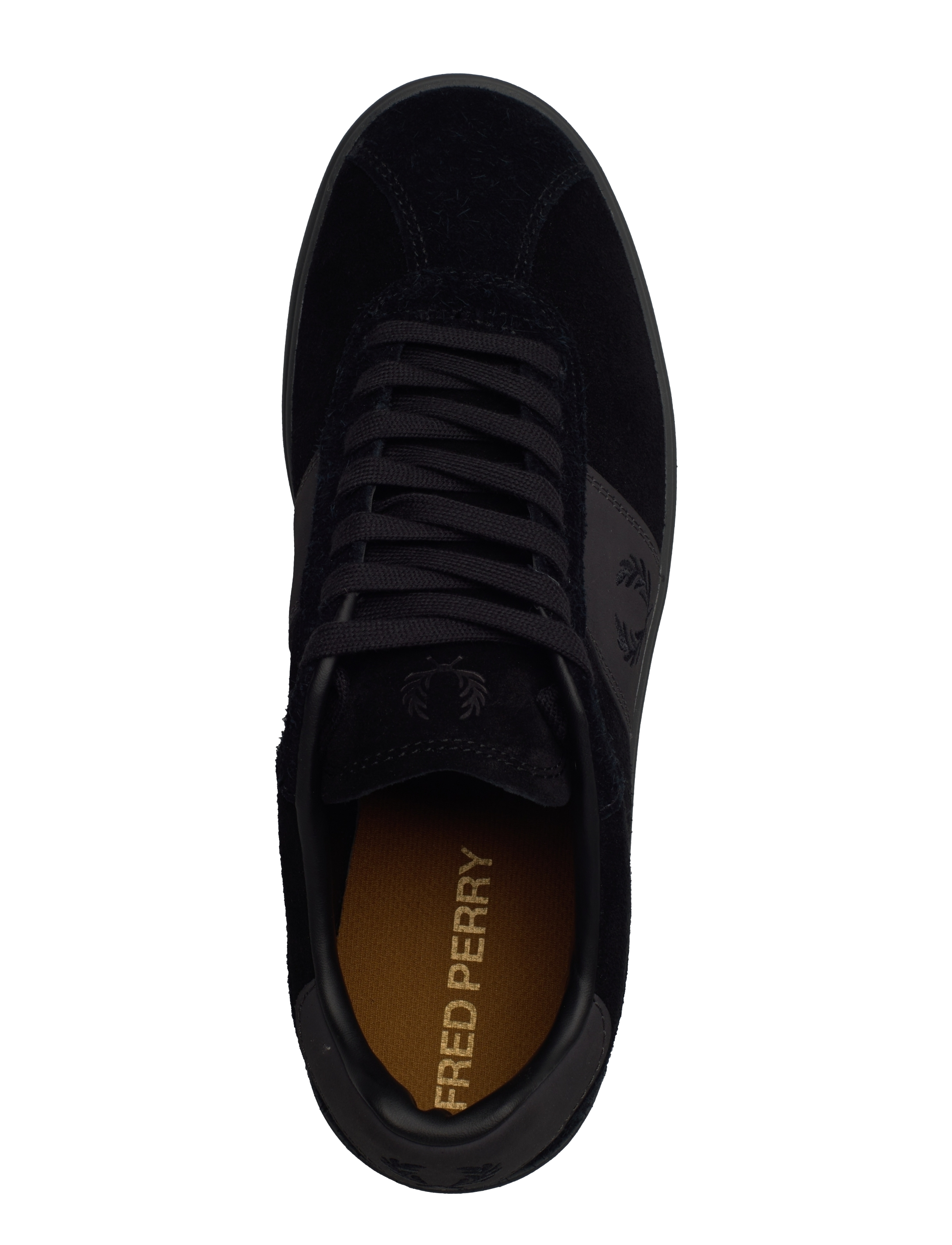 Fred Perry - B4 SUEDE - black / anchor grey - 3