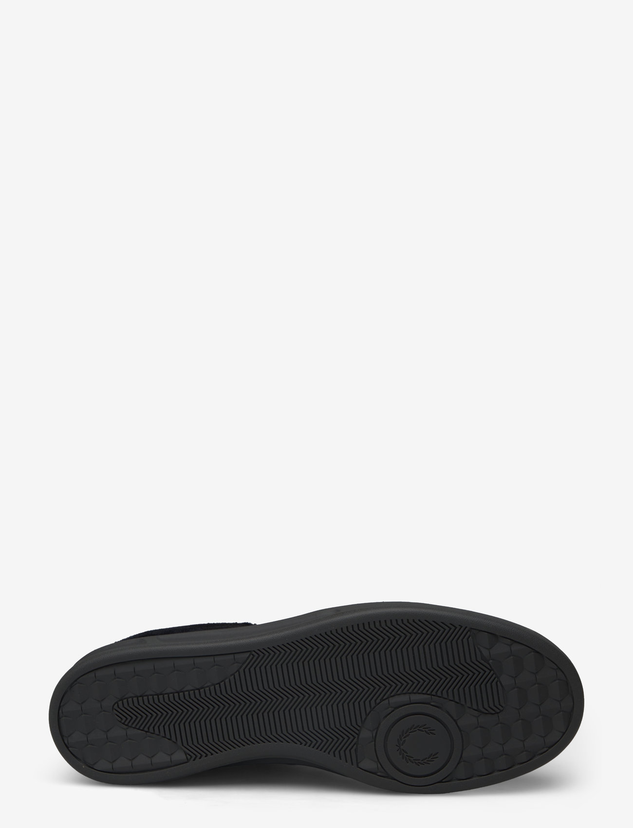 Fred Perry - B4 SUEDE - black / anchor grey - 4