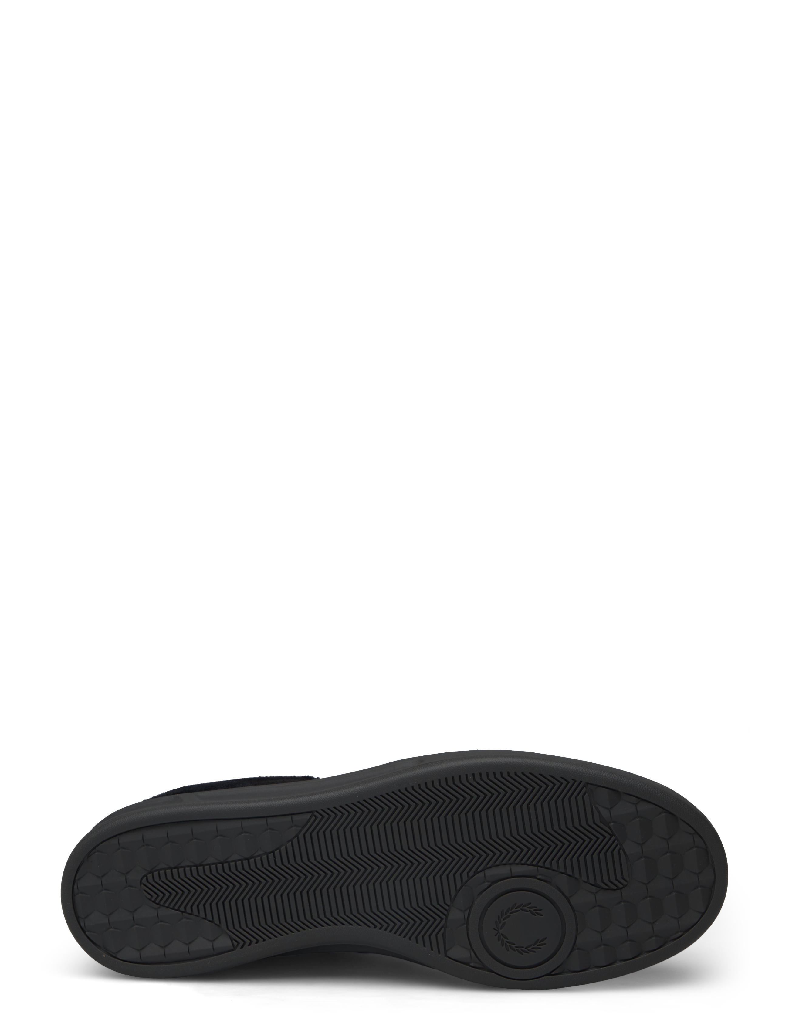 Fred Perry - B4 SUEDE - black / anchor grey - 4