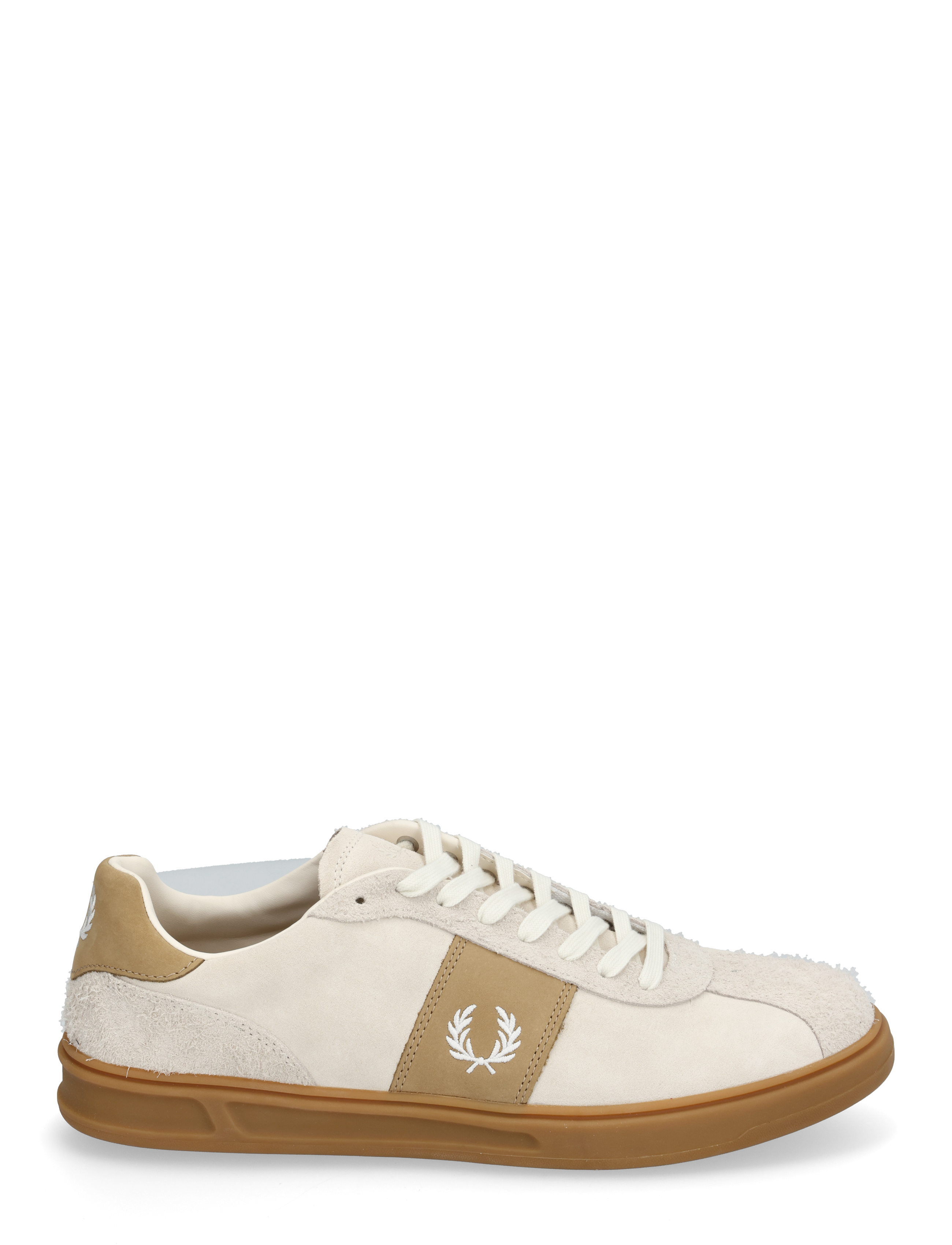 Fred Perry - B4 SUEDE - ecru / snow white - 1