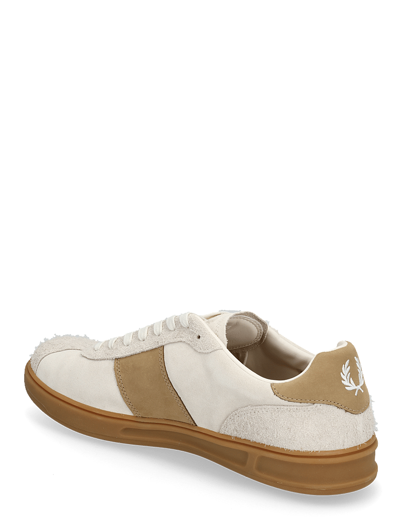 Fred Perry - B4 SUEDE - lave sneakers - ecru / snow white - 2