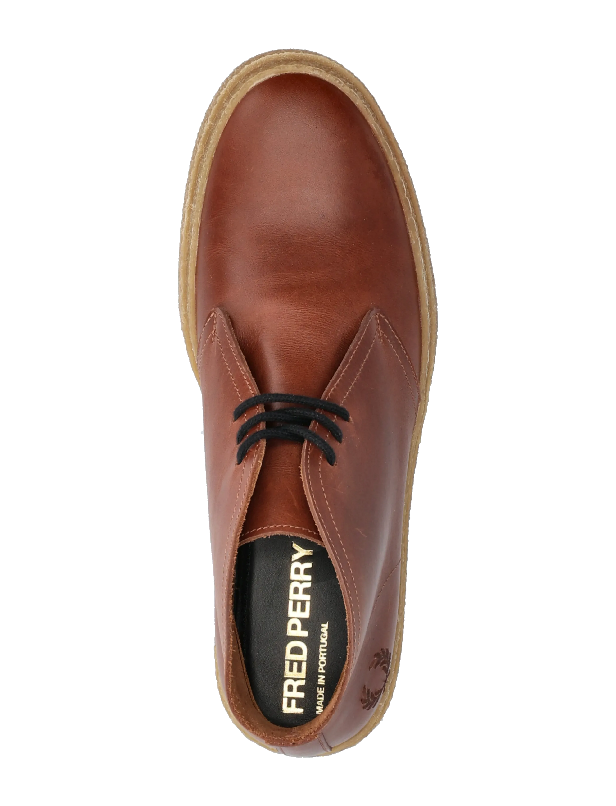 Fred Perry - HAWLEY LEATHER - whisky brown - 3