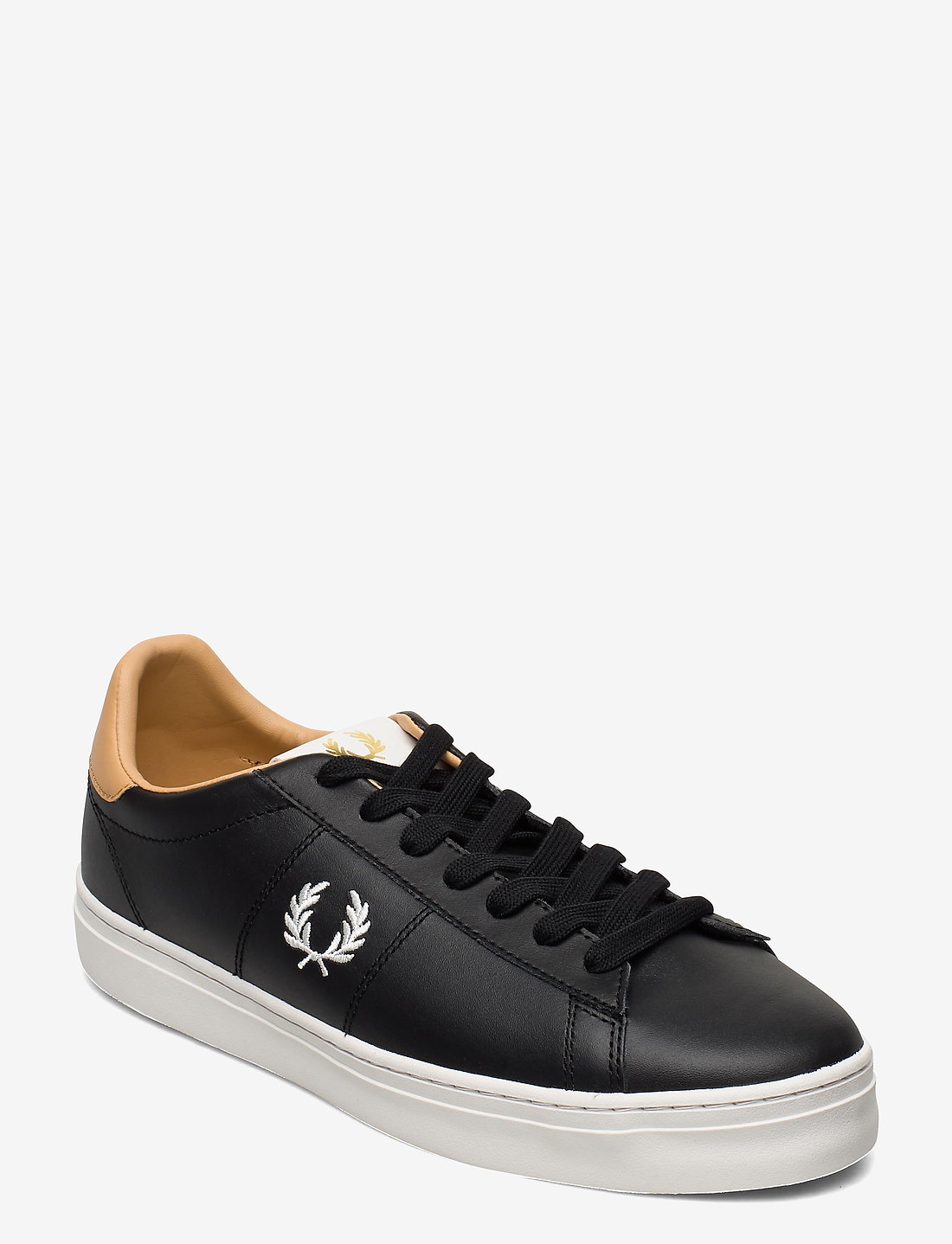 Fred perry 2025 spencer leather black
