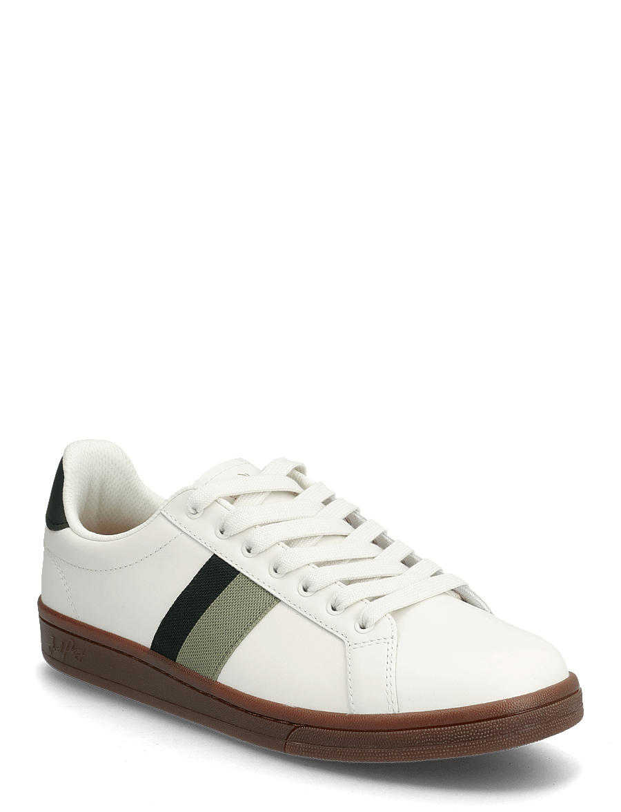 Fred Perry - B721 LTHR / TAPE DETAIL - light ecru - 0