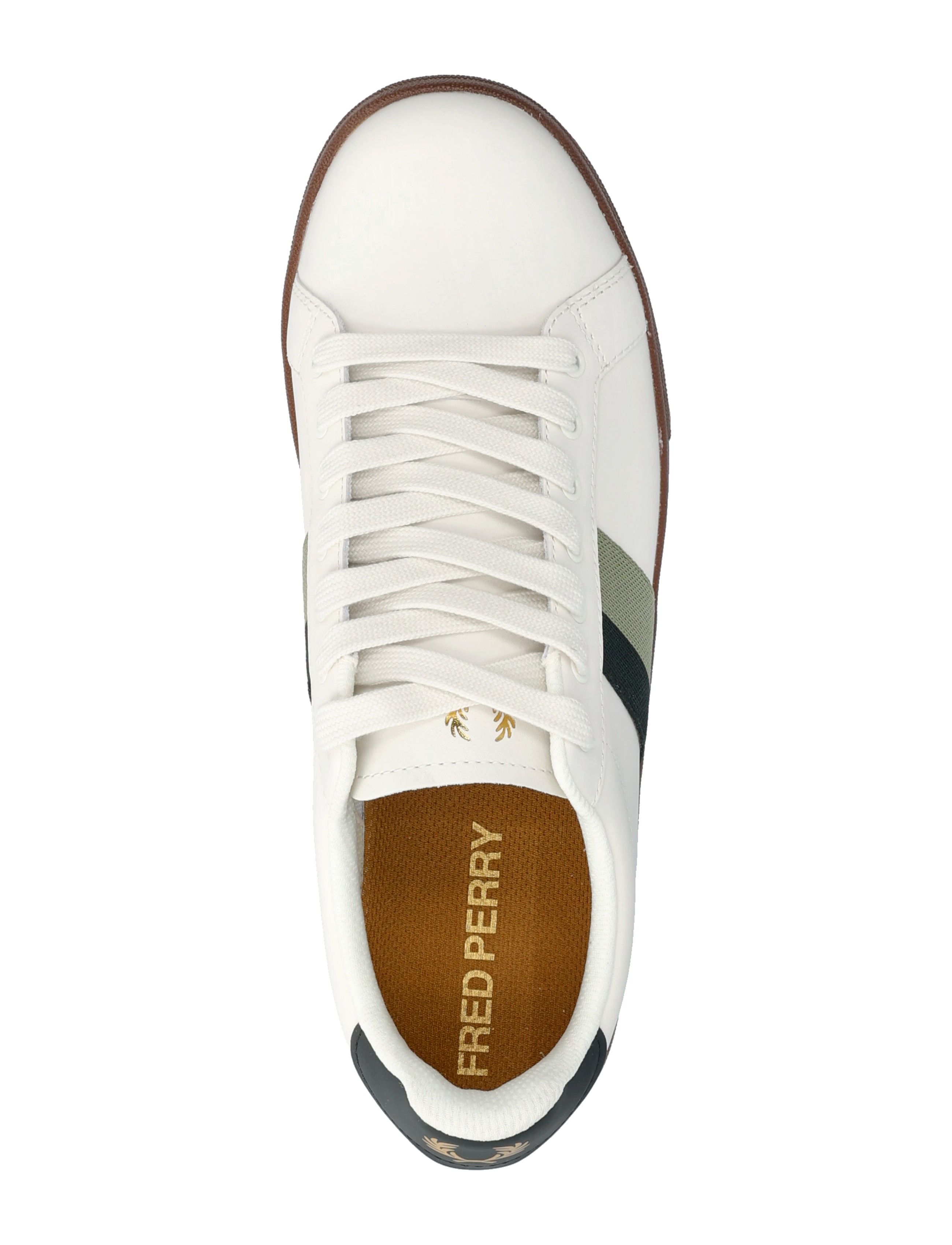 Fred Perry - B721 LTHR / TAPE DETAIL - light ecru - 3