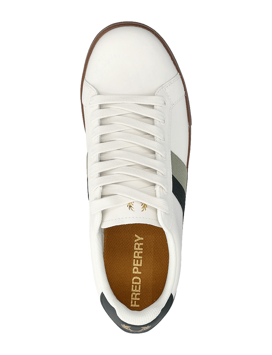 Fred Perry - B721 LTHR / TAPE DETAIL - light ecru - 3