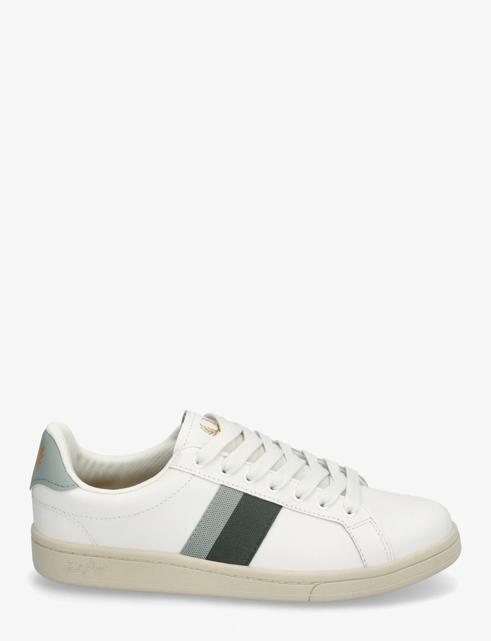Fred Perry - B721 LTHR/TAPE DETAIL - niedriger schnitt - snow white - 1