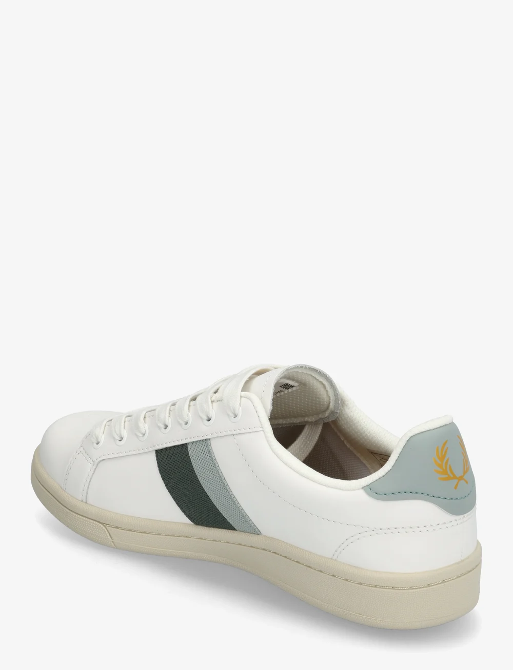 Fred Perry - B721 LTHR/TAPE DETAIL - niedriger schnitt - snow white - 2