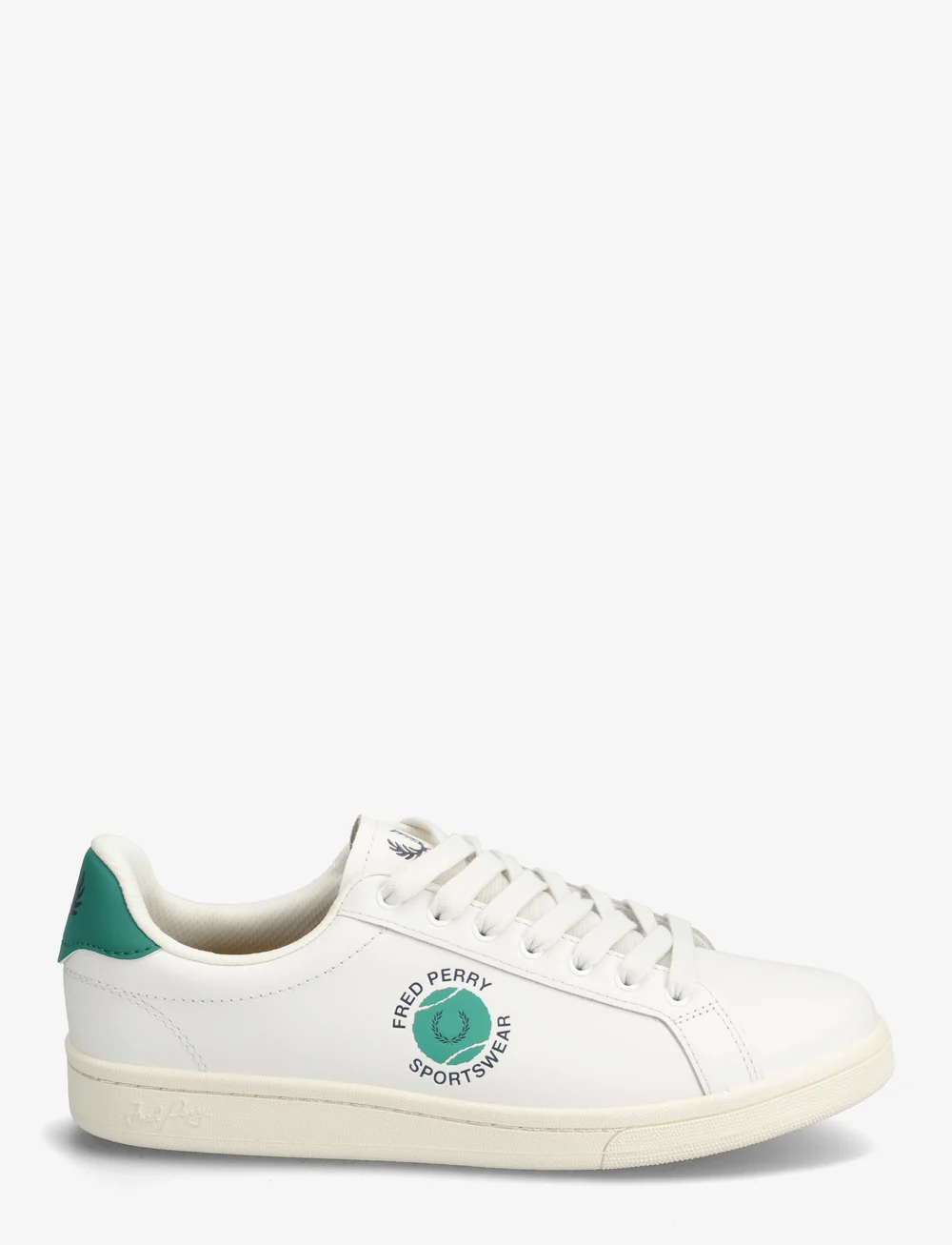 Fred Perry - B721 LTHR/TENNIS BRANDED - lave sneakers - snow white - 1