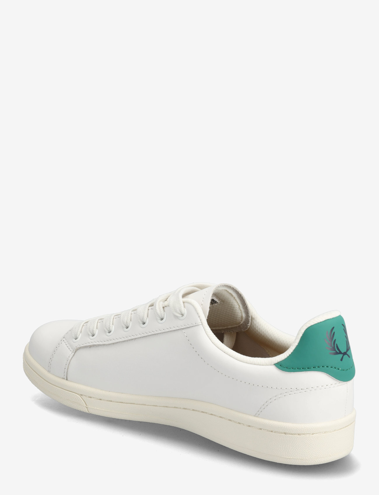 Fred Perry - B721 LTHR/TENNIS BRANDED - low tops - snow white - 2
