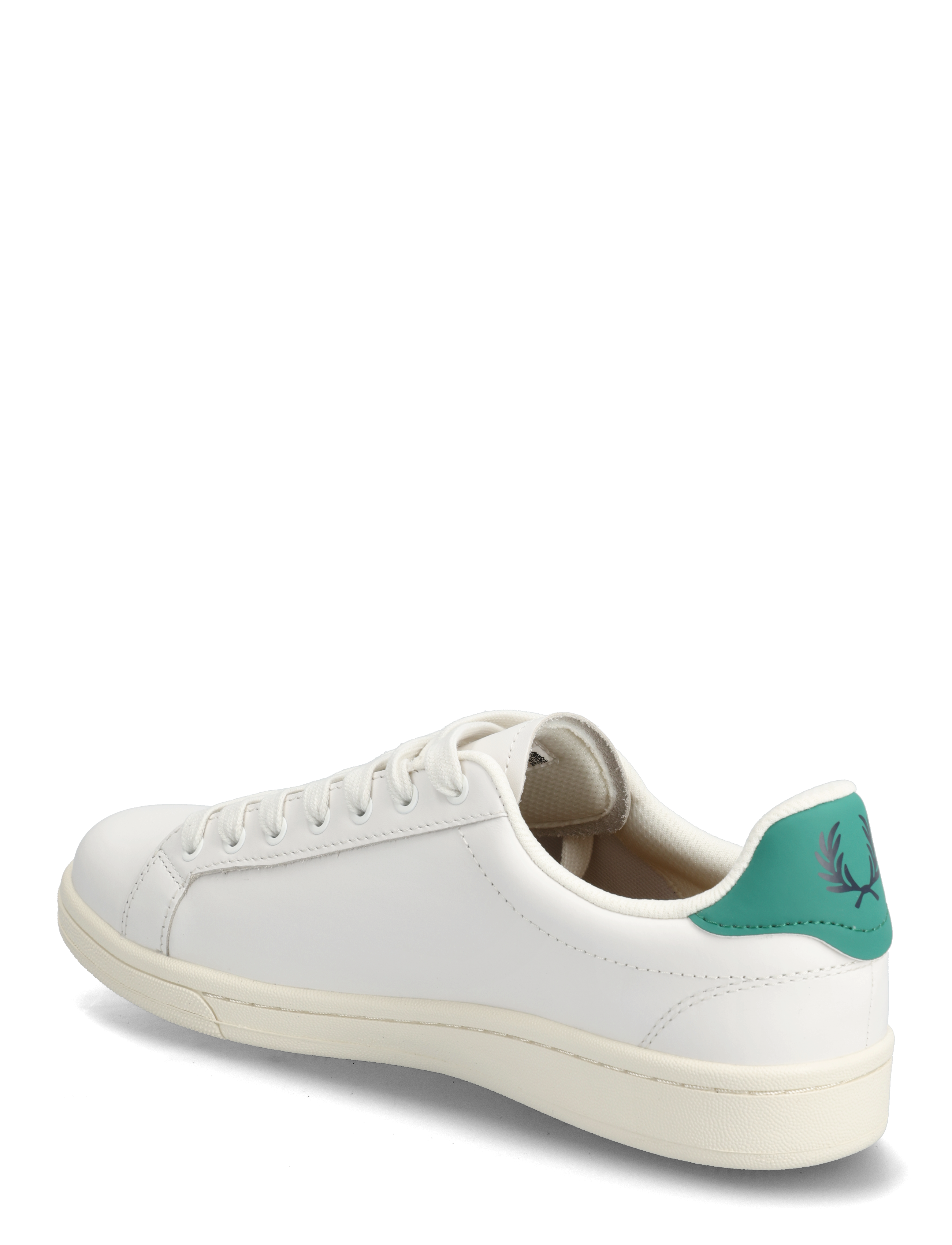 Fred Perry - B721 LTHR/TENNIS BRANDED - snow white - 2