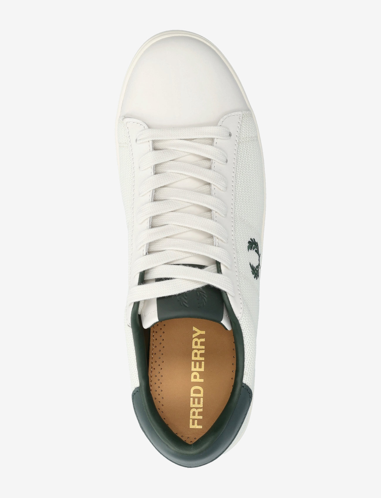 Fred Perry - SPENCER MESH / LTHR - light ecru - 3