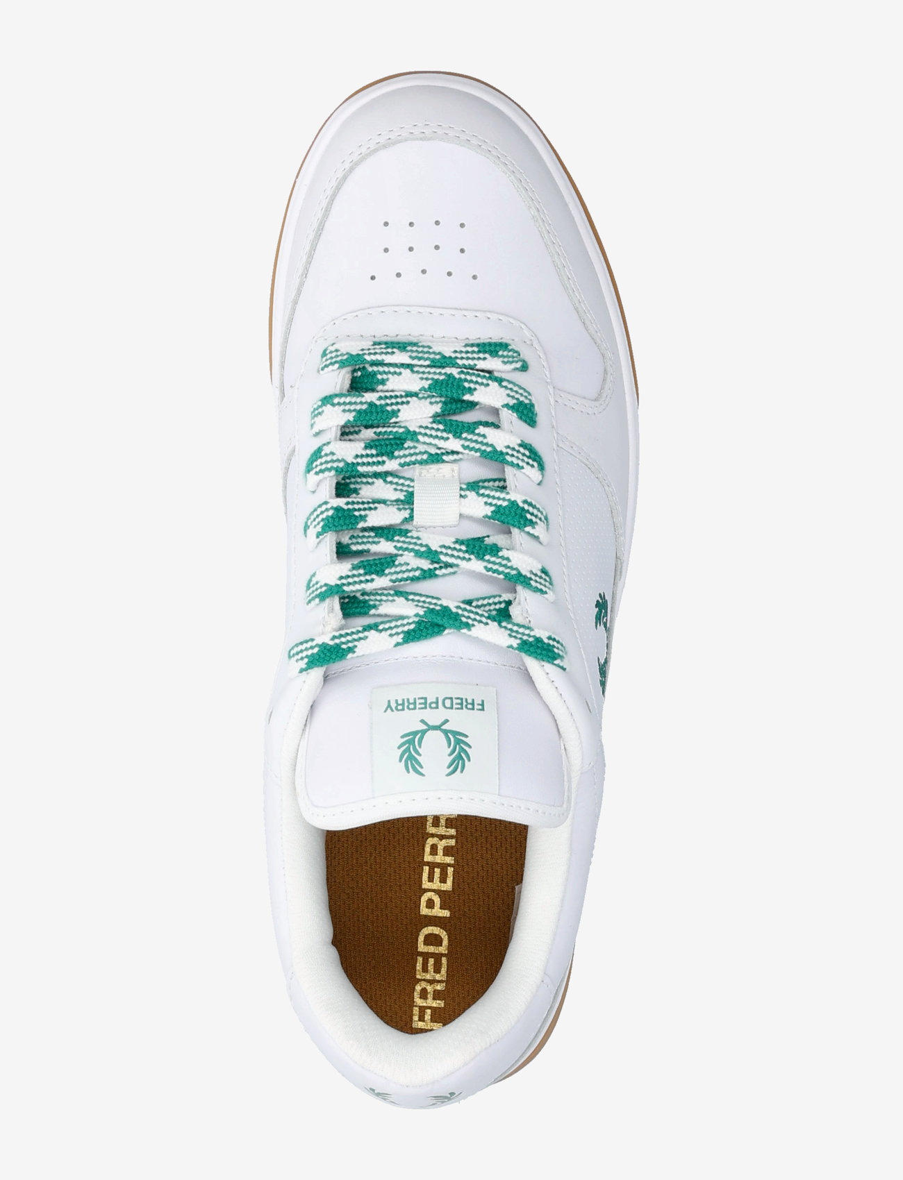 Fred Perry - B300 PERF LEATHER - white - 3