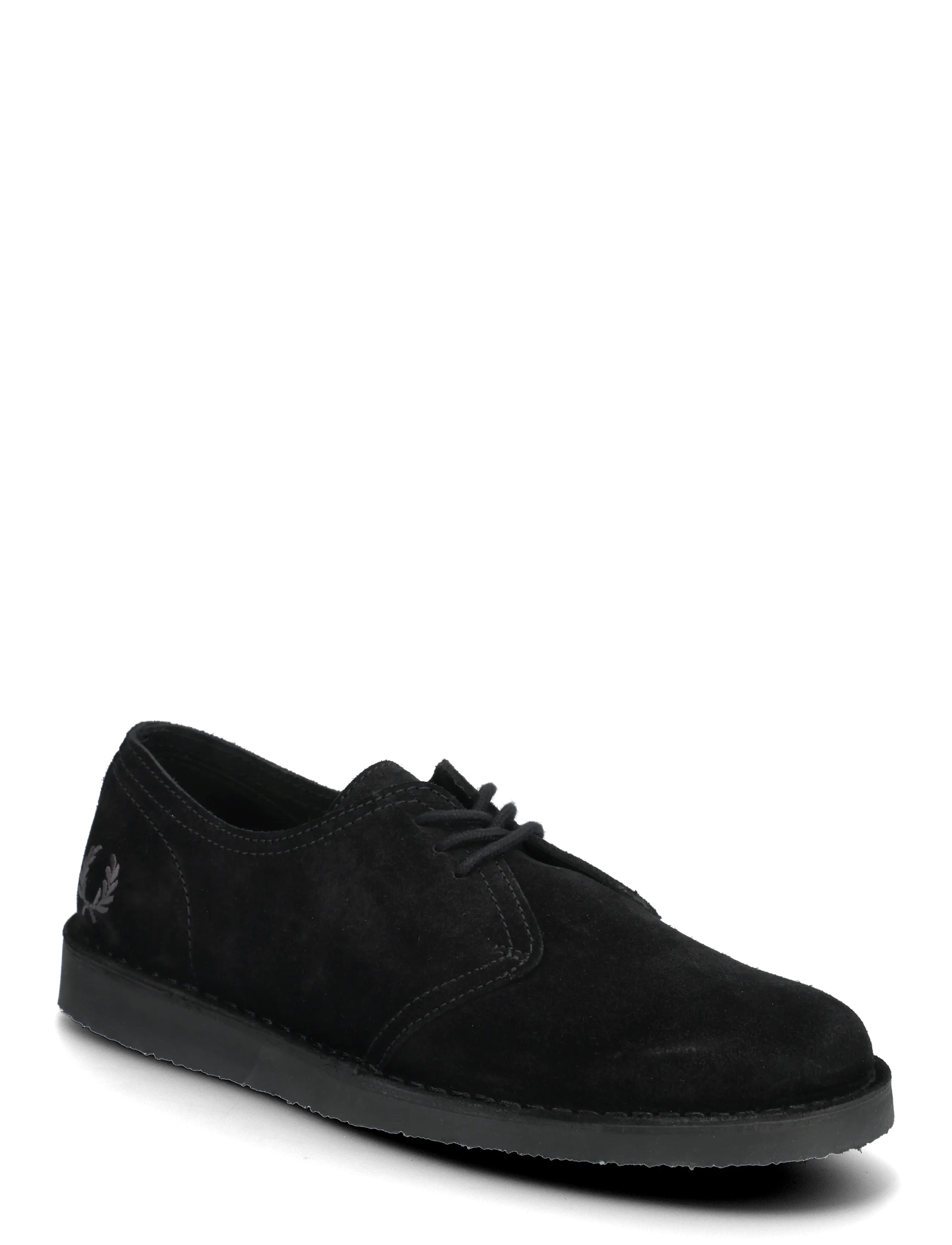FRED PERRY Linden Wildleder Schwarz - 47 - Herren