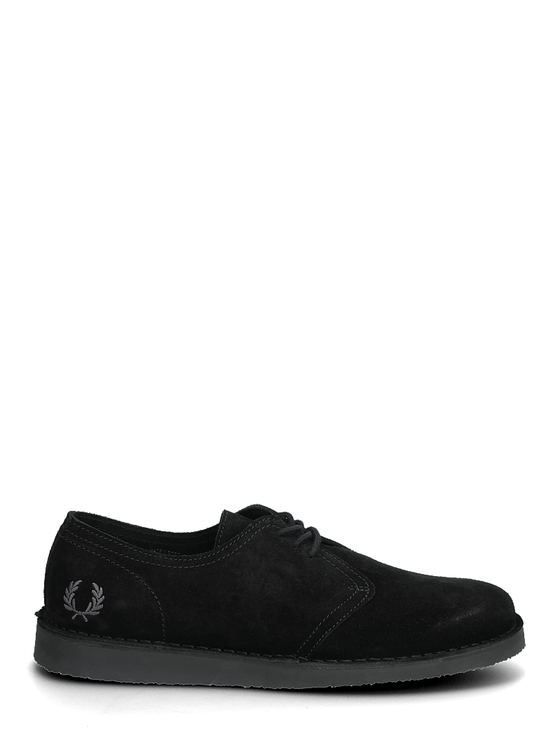 Fred Perry - LINDEN SUEDE - derby-schuhe - black - 1