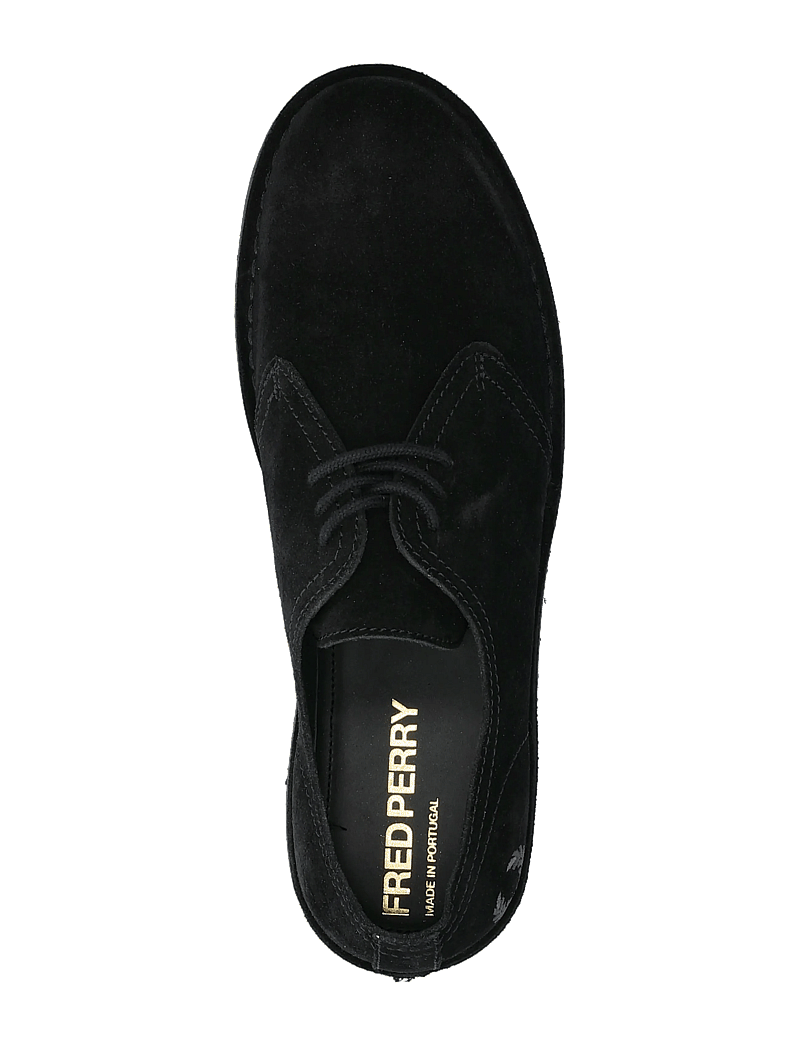 Fred Perry - LINDEN SUEDE - derby-schuhe - black - 3