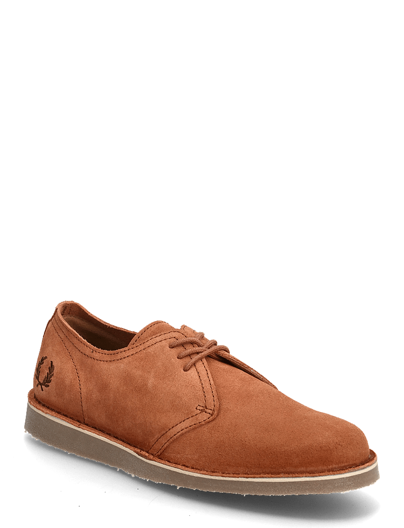 Fred Perry - LINDEN SUEDE - derby-schuhe - cinnamon - 0