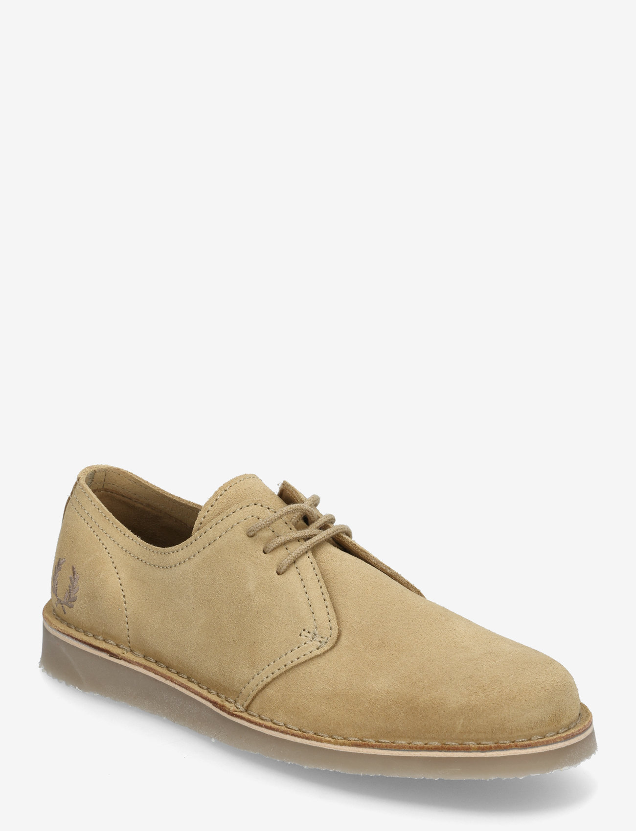 Fred Perry - LINDEN SUEDE - derby sko - warm stone - 0