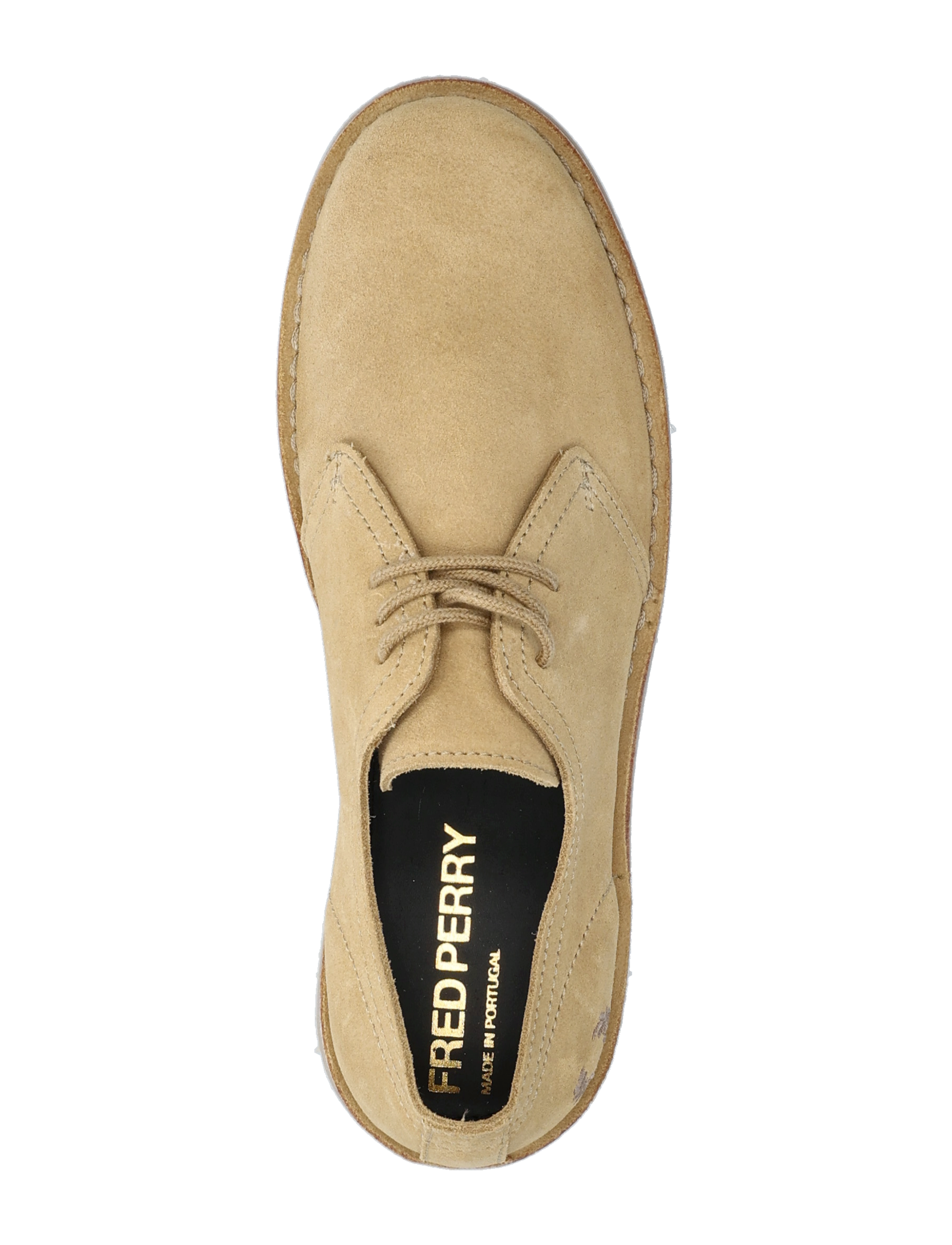 Fred Perry - LINDEN SUEDE - derby sko - warm stone - 3