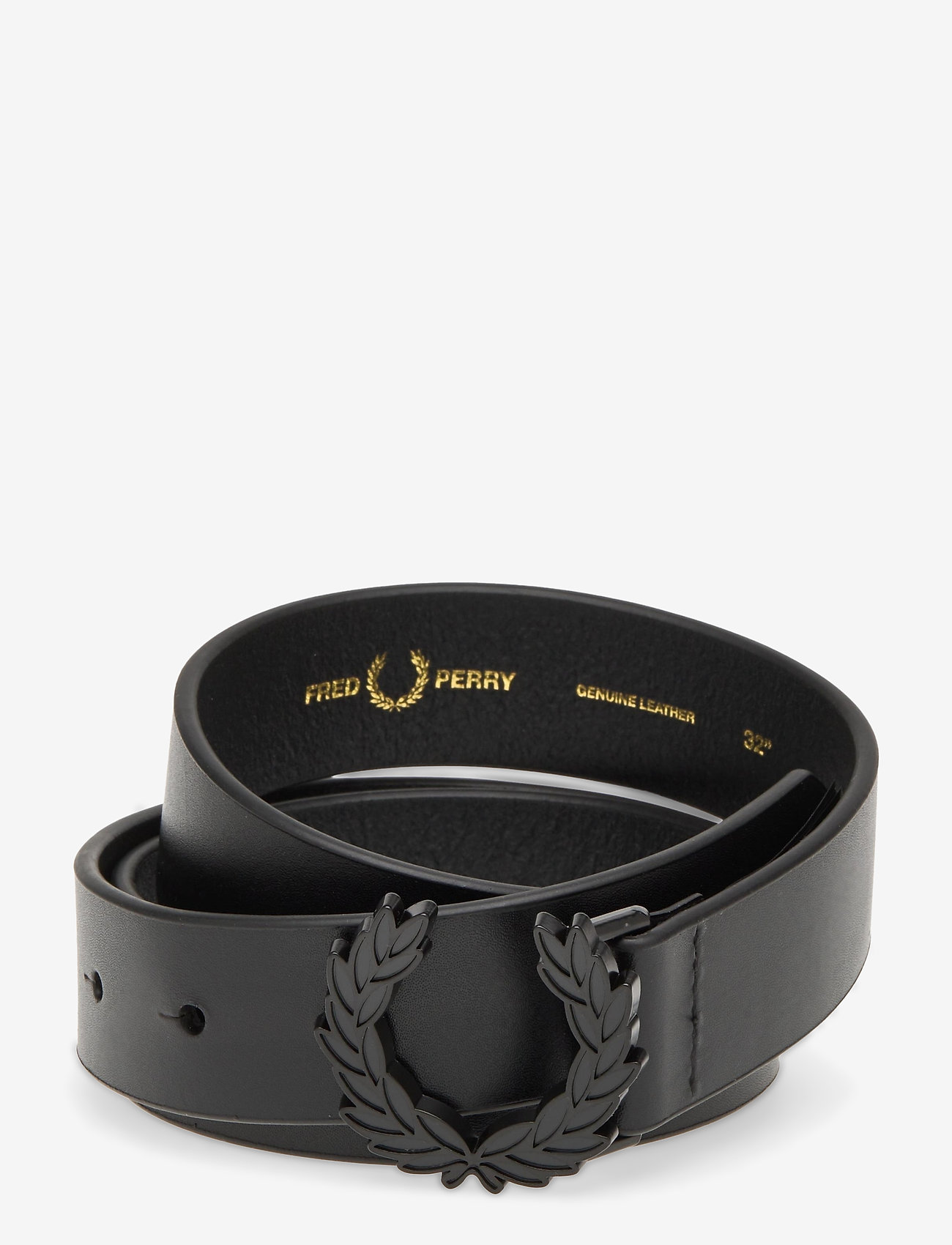 Fred Perry - LAUREL W LTHR BELT - black - 0