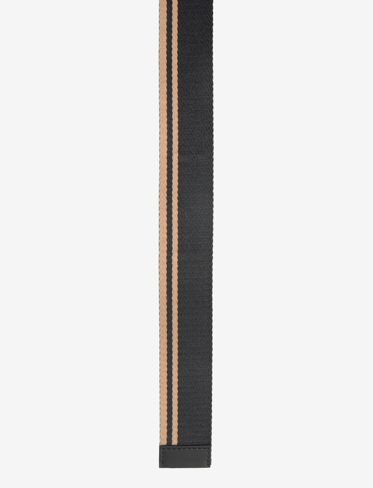 Fred Perry - TIPPED WEBBING BELT - accessories - black/champagne - 2