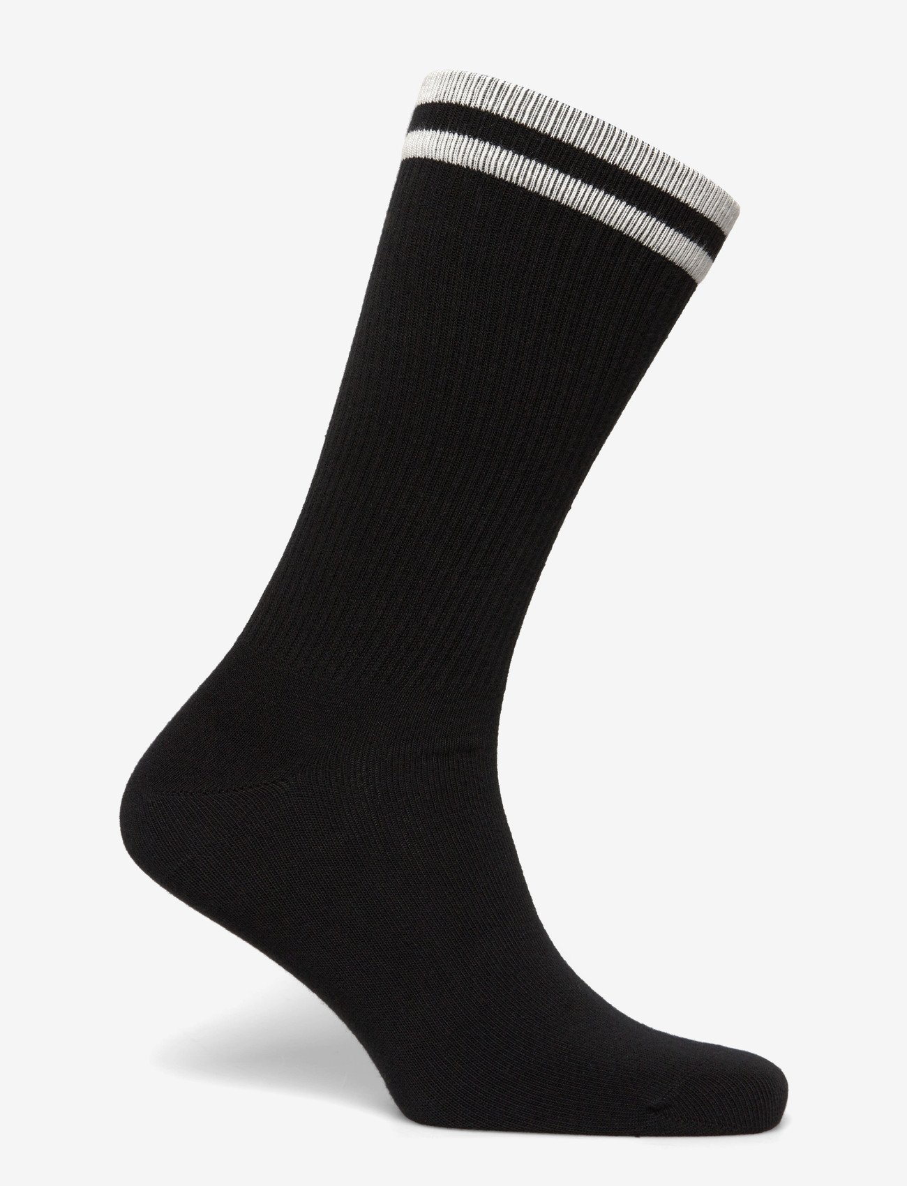 Fred Perry - TIPPED SPORTS SOCK - klassikalised sokid - black/snowwhite - 1