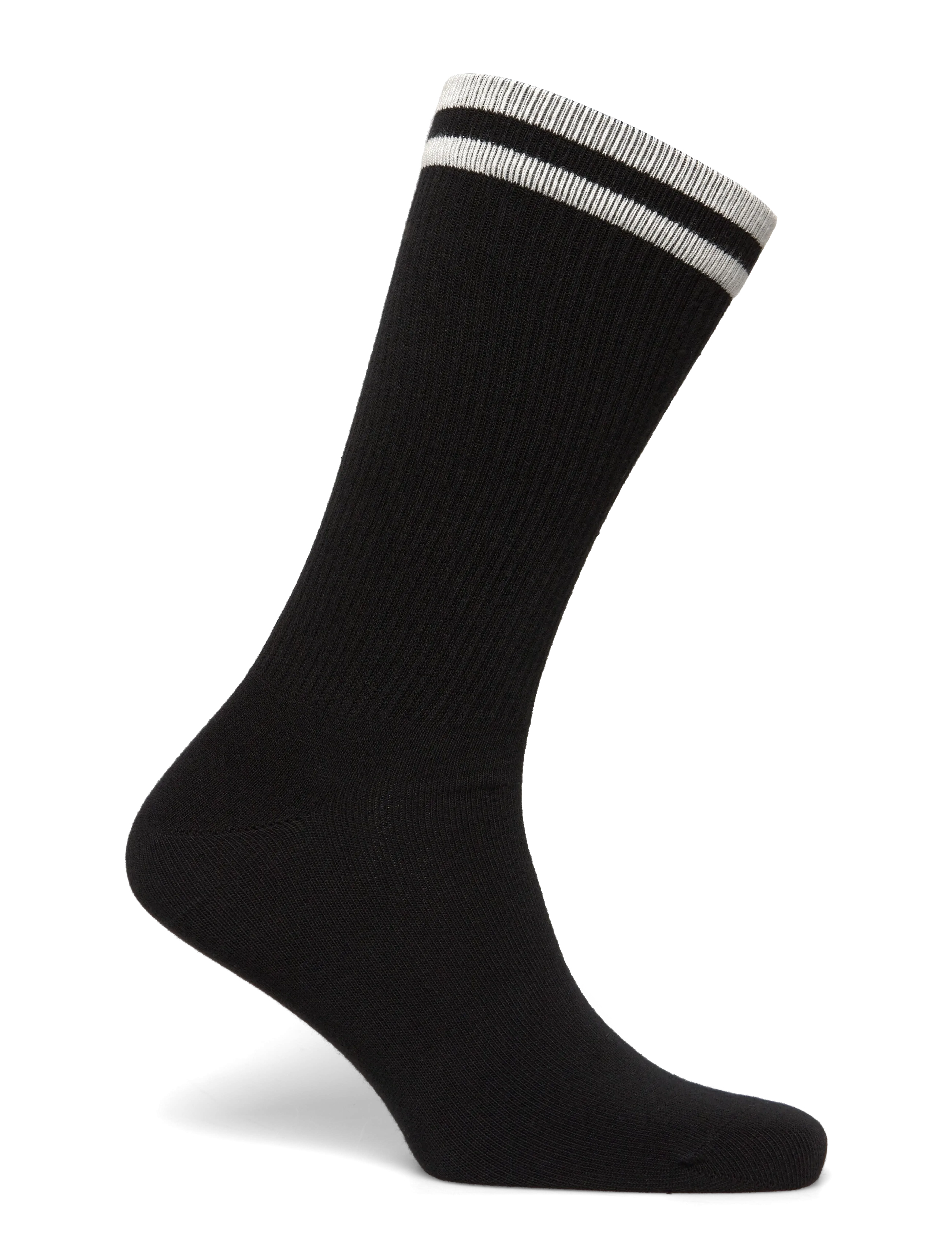 Fred Perry - TIPPED SPORTS SOCK - strümpfe - black/snowwhite - 1
