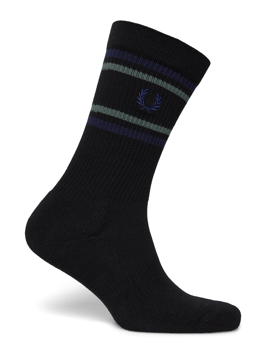 Fred Perry - RIBBED SPORTS SOCK - sokker - black - 0