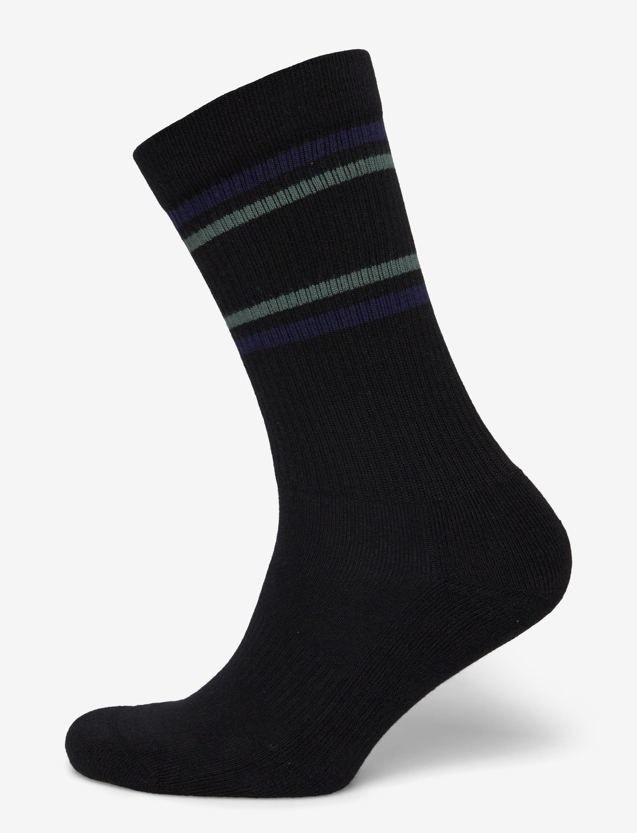 Fred Perry - RIBBED SPORTS SOCK - vanliga strumpor - black - 1