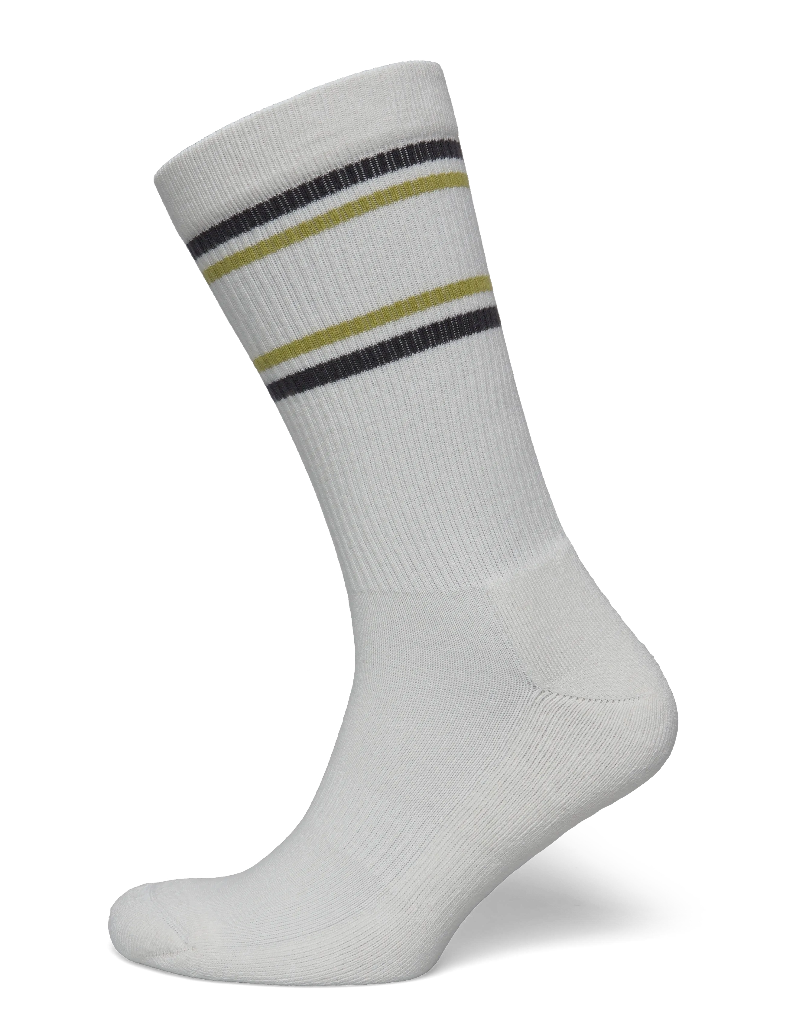 Fred Perry - RIBBED SPORTS SOCK - crew socks - light ecru - 1