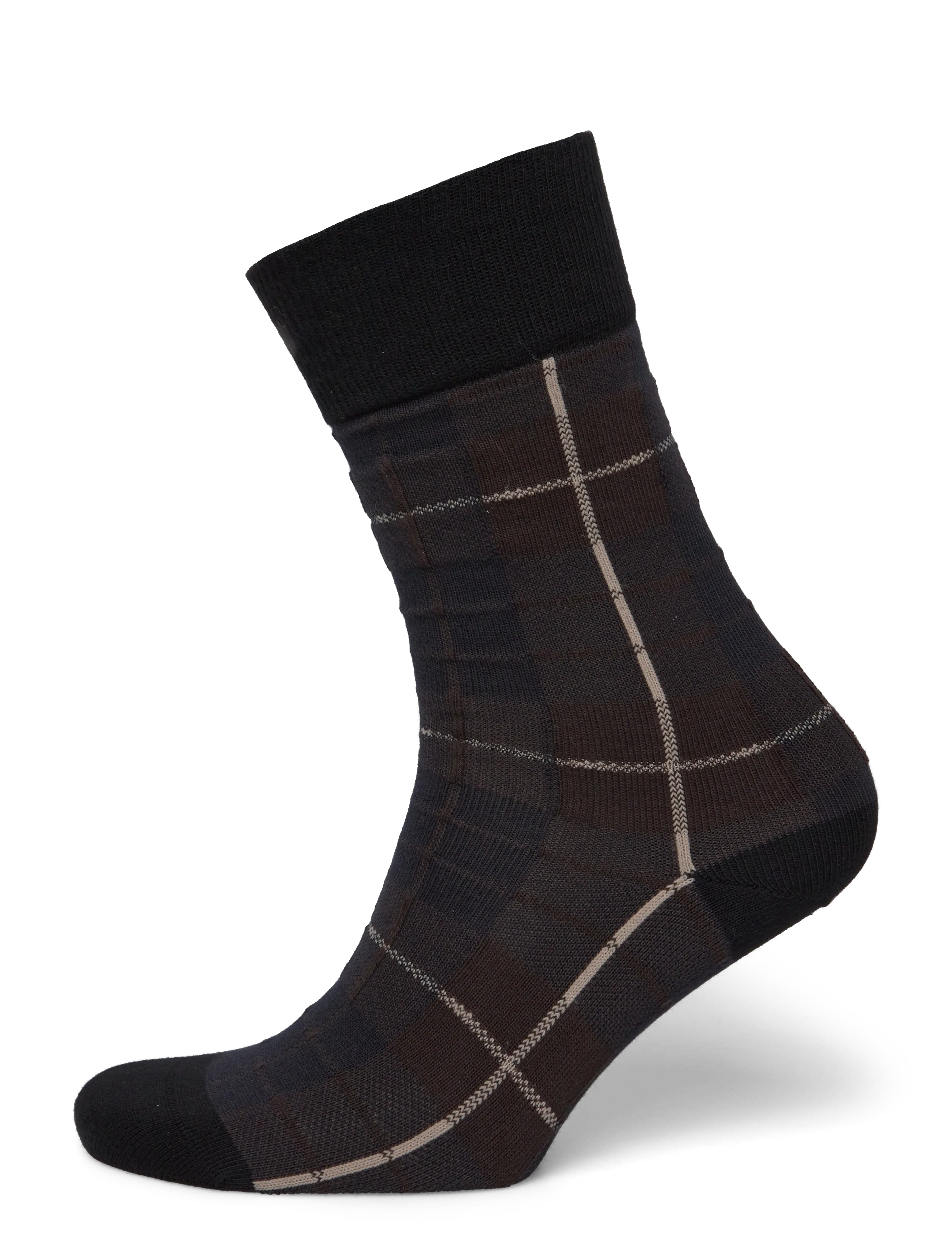Fred Perry - TARTAN SOCK - laveste priser - burnt tobacco - 1