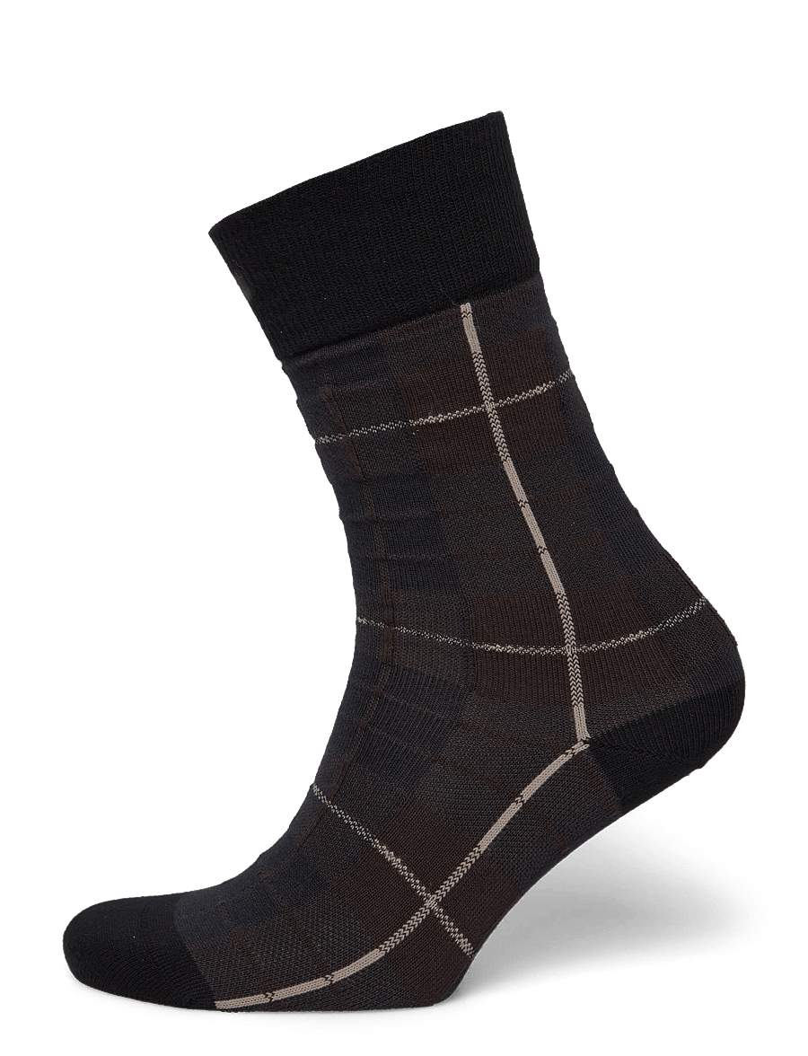 Fred Perry - TARTAN SOCK - klassikalised sokid - burnt tobacco - 1
