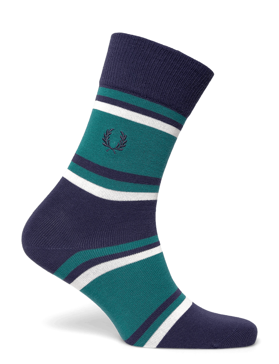 Fred Perry - TENNIS STRIPES SOCK - strümpfe - tennis blue - 1