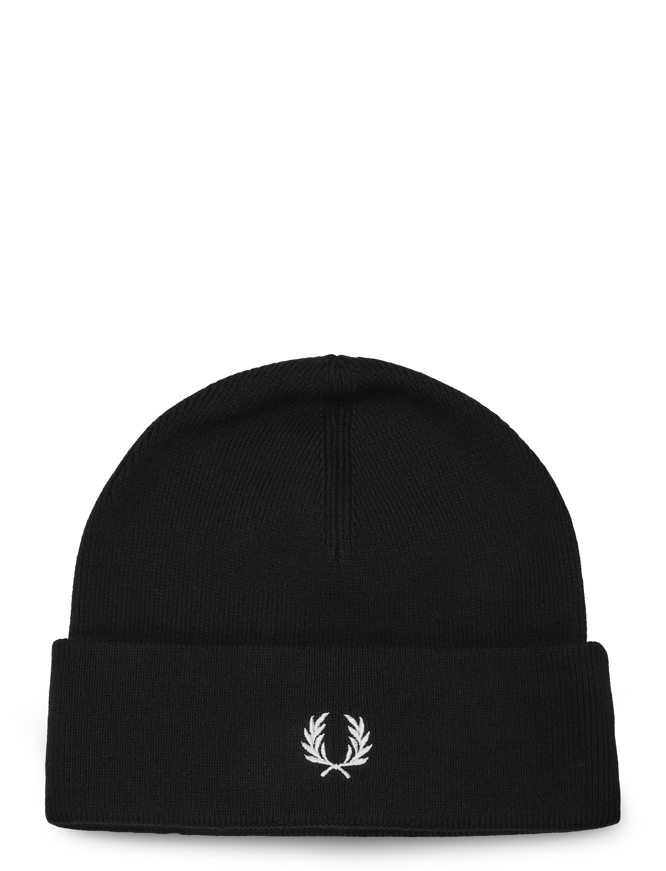 Fred Perry CLASSIC MERINO WOOL BEANIE - Accessoarer - BLACK/SNOWWHITE / black