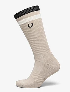 BOLD TIPPED TOWELLING SOCK, Fred Perry