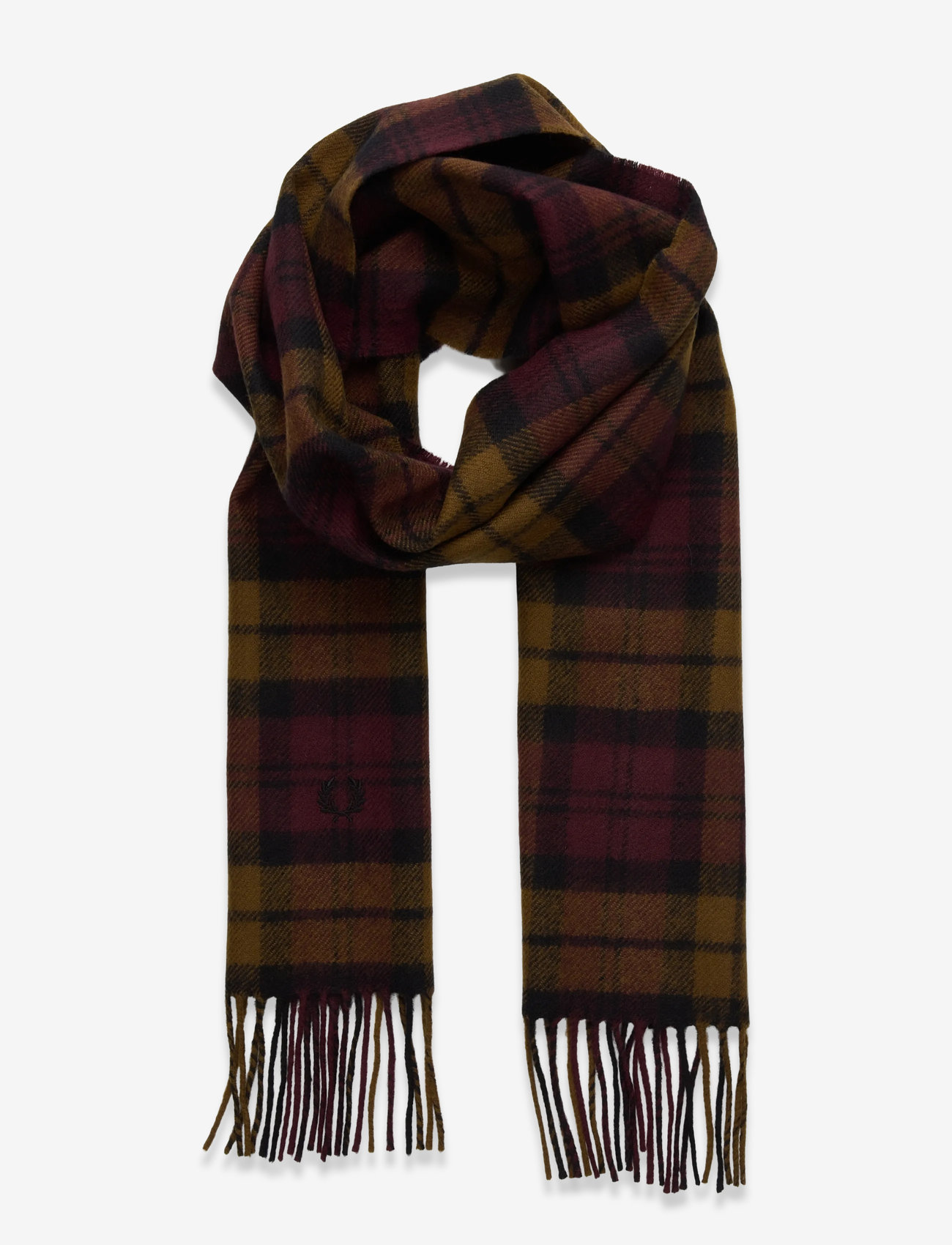 小物 Fred Perry Brushed Wool Tartan Scarf Fred Perry brushed wool
