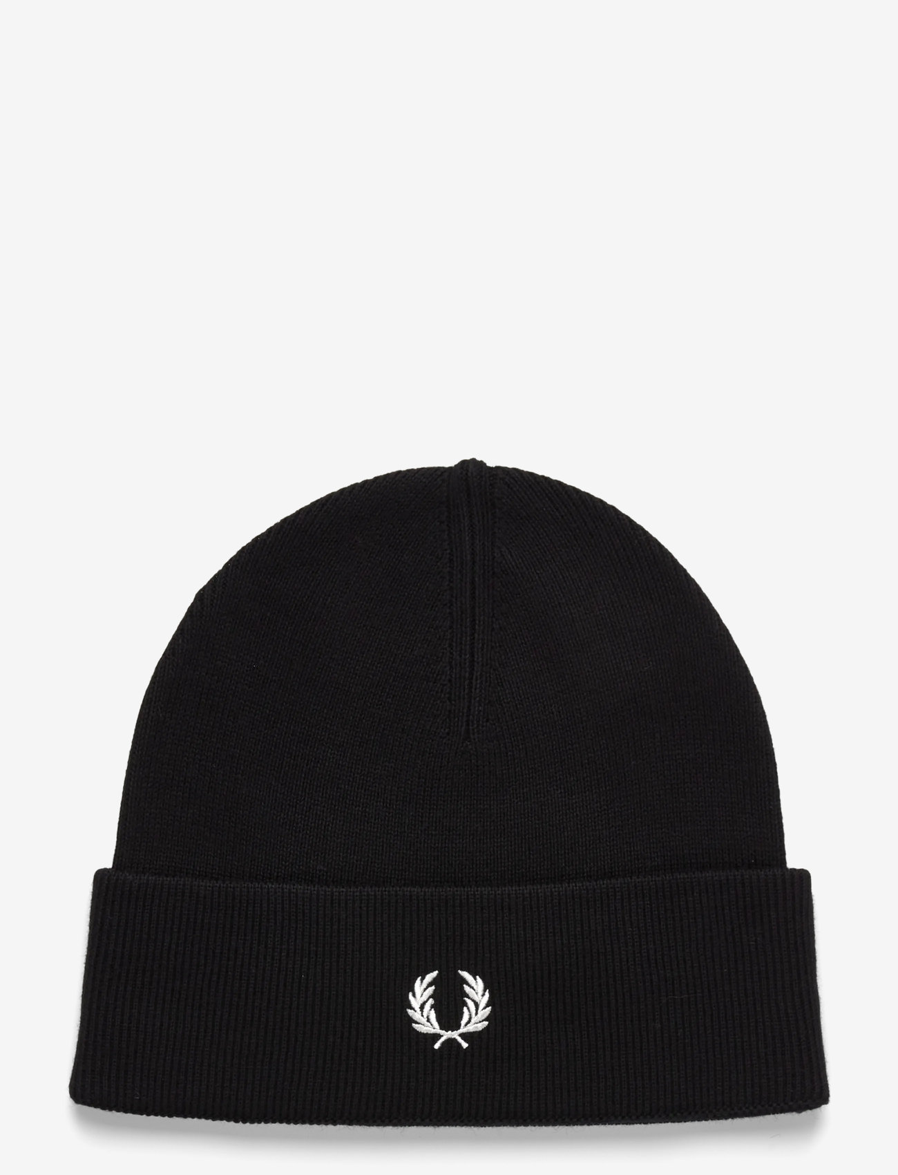 Fred Perry - CLASSIC BEANIE - mössor & kepsar - black/snowwhite - 0