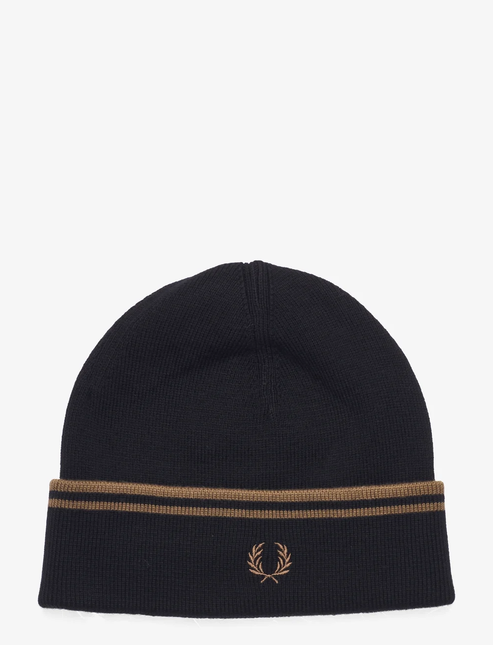Fred Perry - TWIN TIPPED MERINO WOOL BEANIE - huer & kasketter - black/shadedston - 0