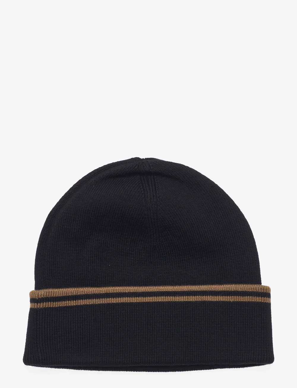 Fred Perry - TWIN TIPPED MERINO WOOL BEANIE - huer & kasketter - black/shadedston - 1