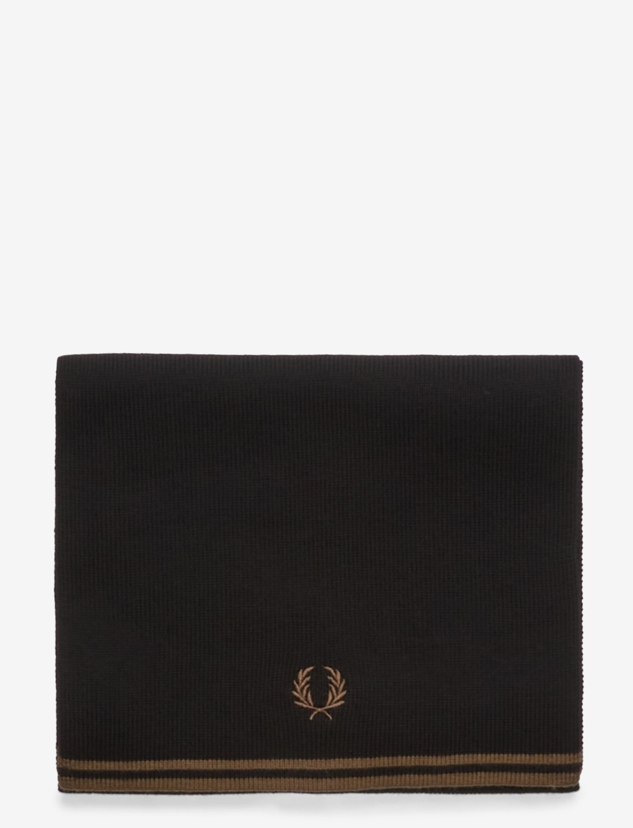 Fred Perry - TT MERINO WOOL SCARF - winterschals - black/shadedston - 1