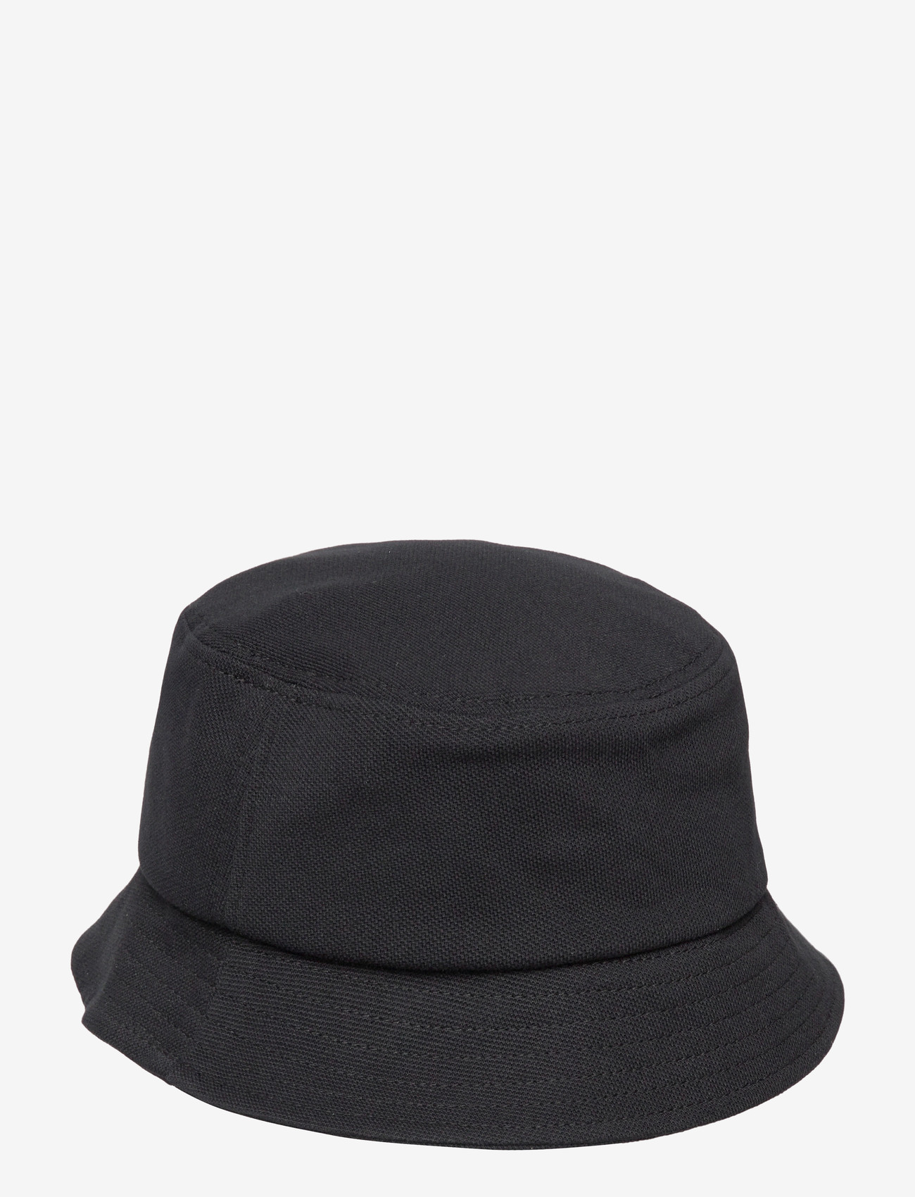 Fred Perry - PIQUE BUCKET HAT - bøllehatte - black/snowwhite - 1