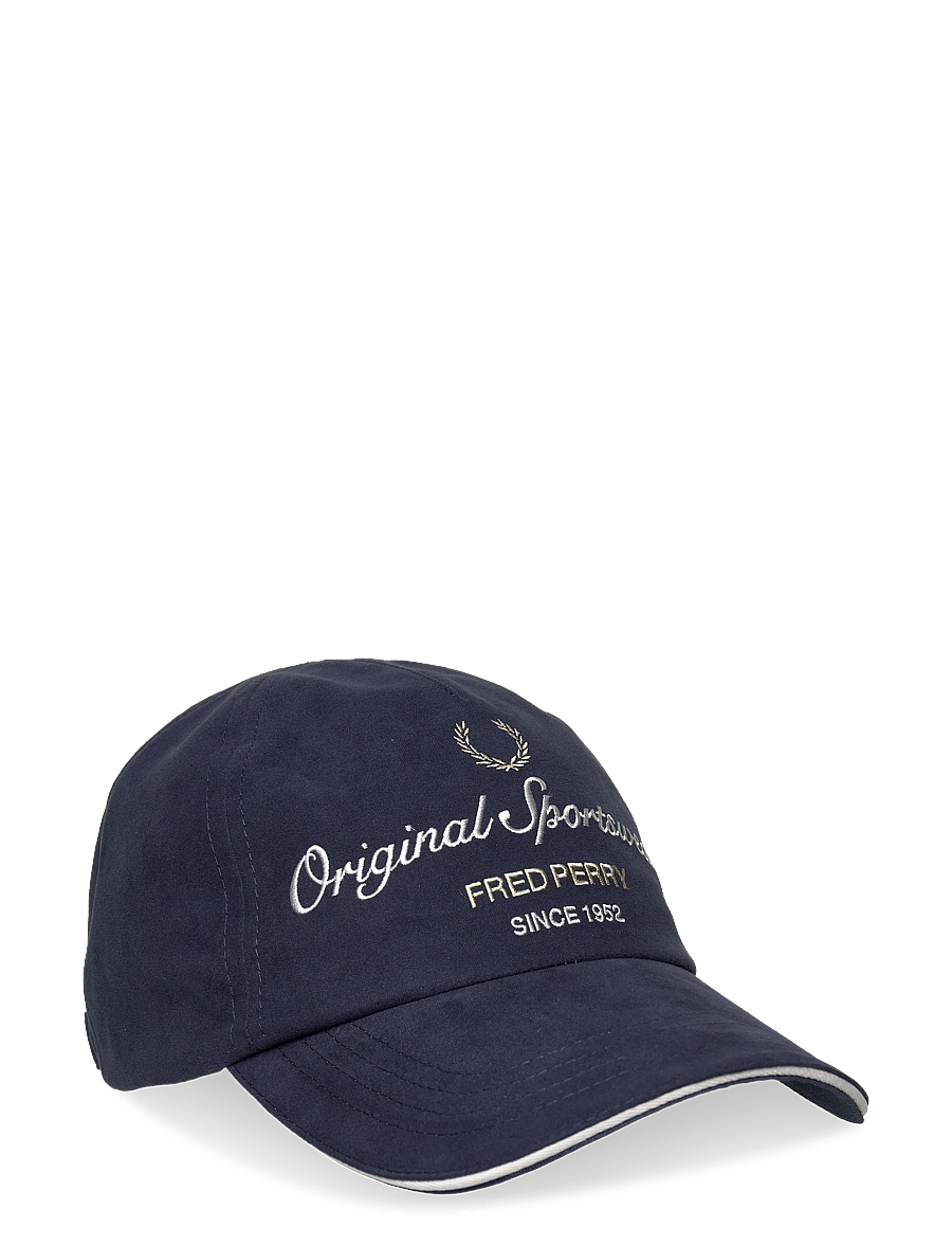 Fred Perry - BRANDED MICROFIBRE PIPED CAP - skrybėlės ir kepurės su snapeliu - tennis blue - 0
