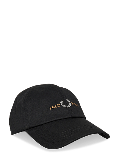 Fred Perry FLP TWILL CAP - Fred Perry - BLACK / black