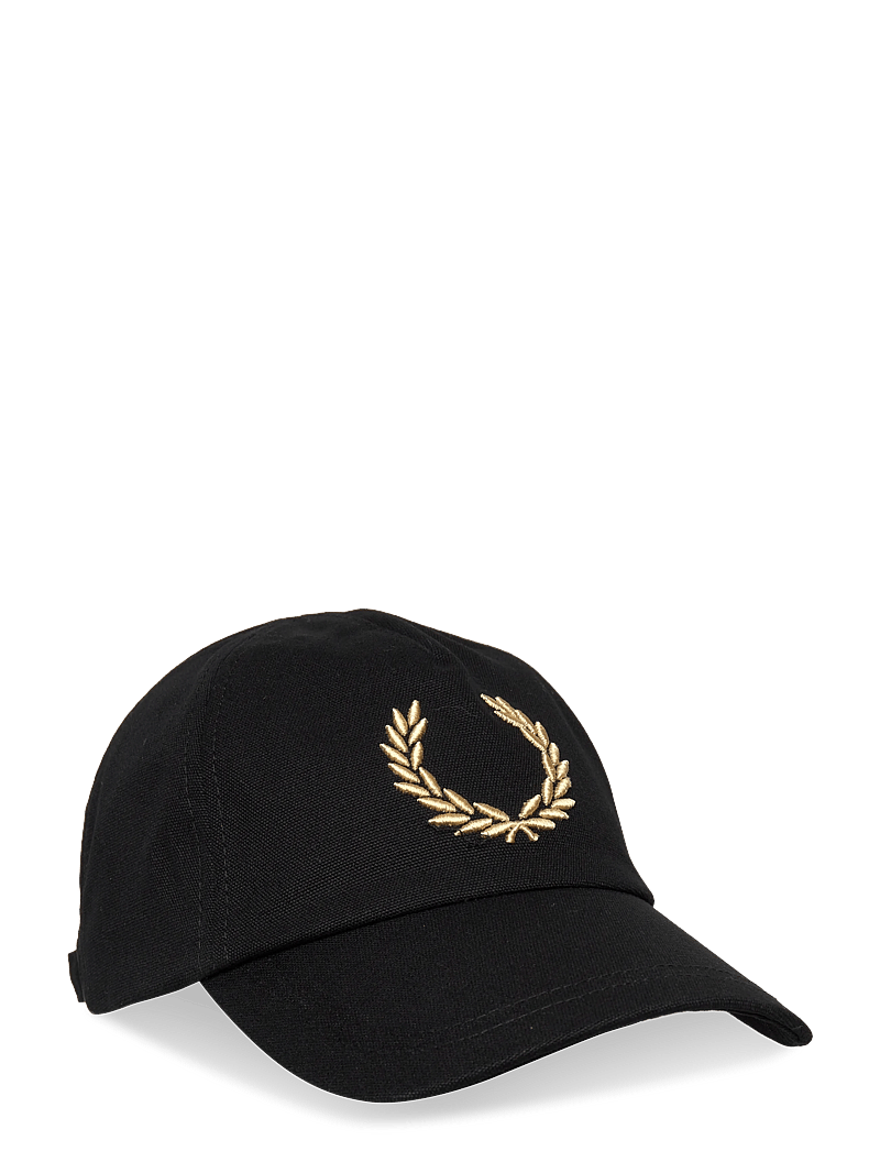 Fred Perry - BOLD BRANDING CANVAS CAP - kasketter - black/champagne - 0
