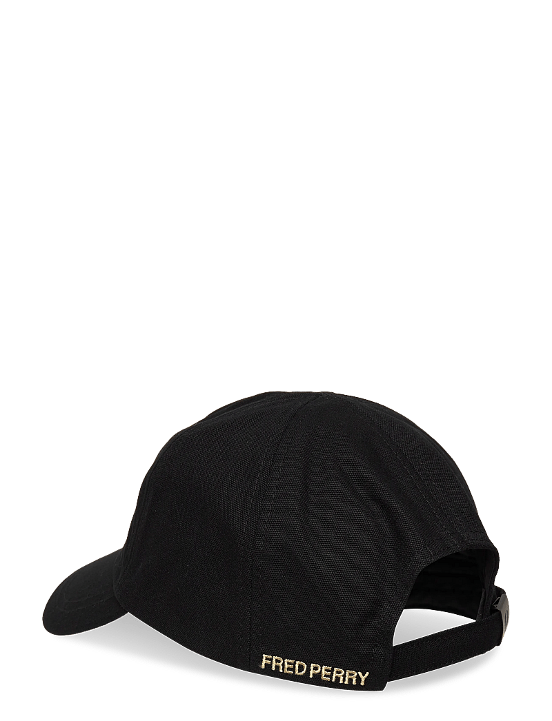 Fred Perry - BOLD BRANDING CANVAS CAP - kasketter - black/champagne - 1