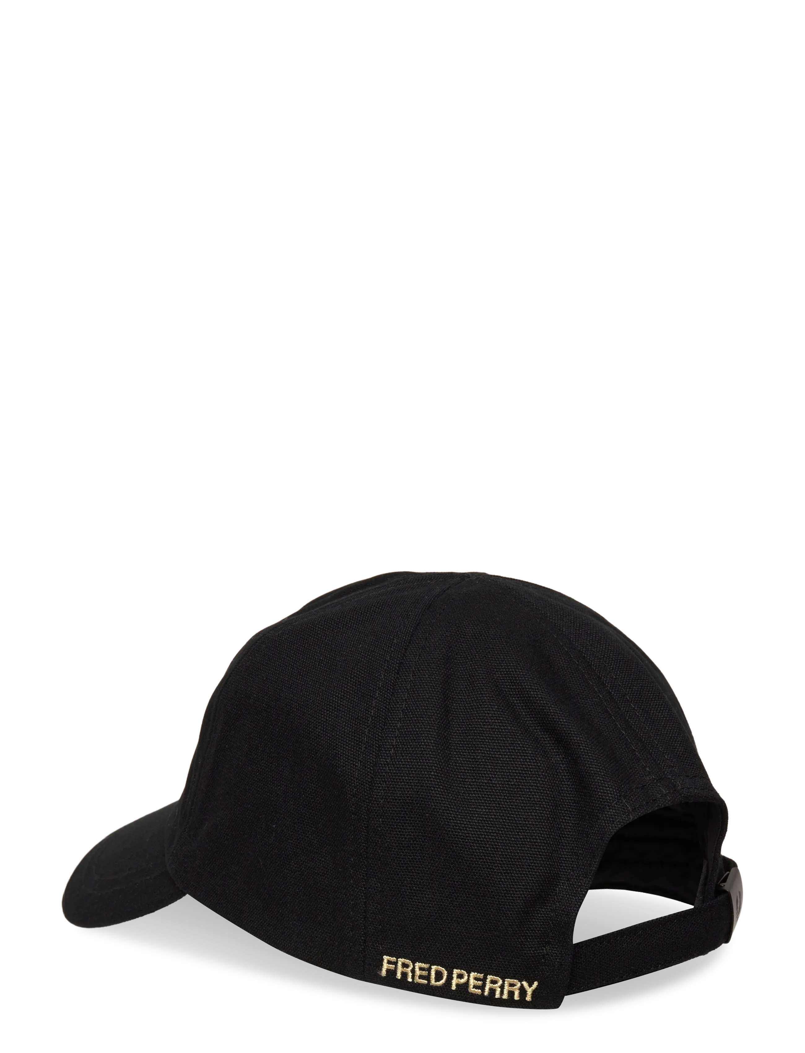 Fred Perry - BOLD BRANDING CANVAS CAP - kappen - black/champagne - 1
