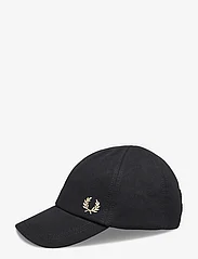 Fred Perry - PIQUE CLASSIC CAP - lippalakit - black/warm stone - 1