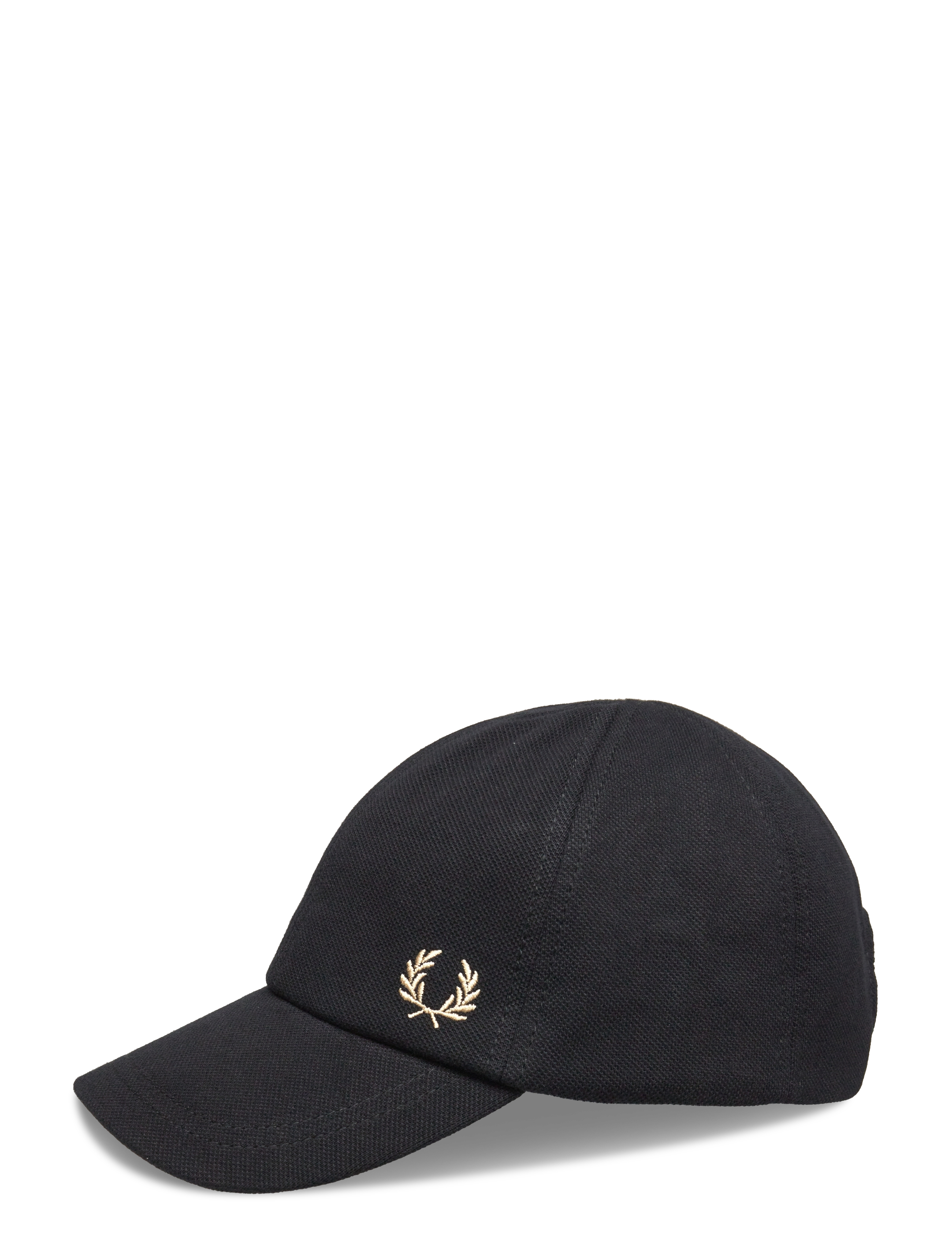 Fred Perry - PIQUE CLASSIC CAP - black/warm stone - 1