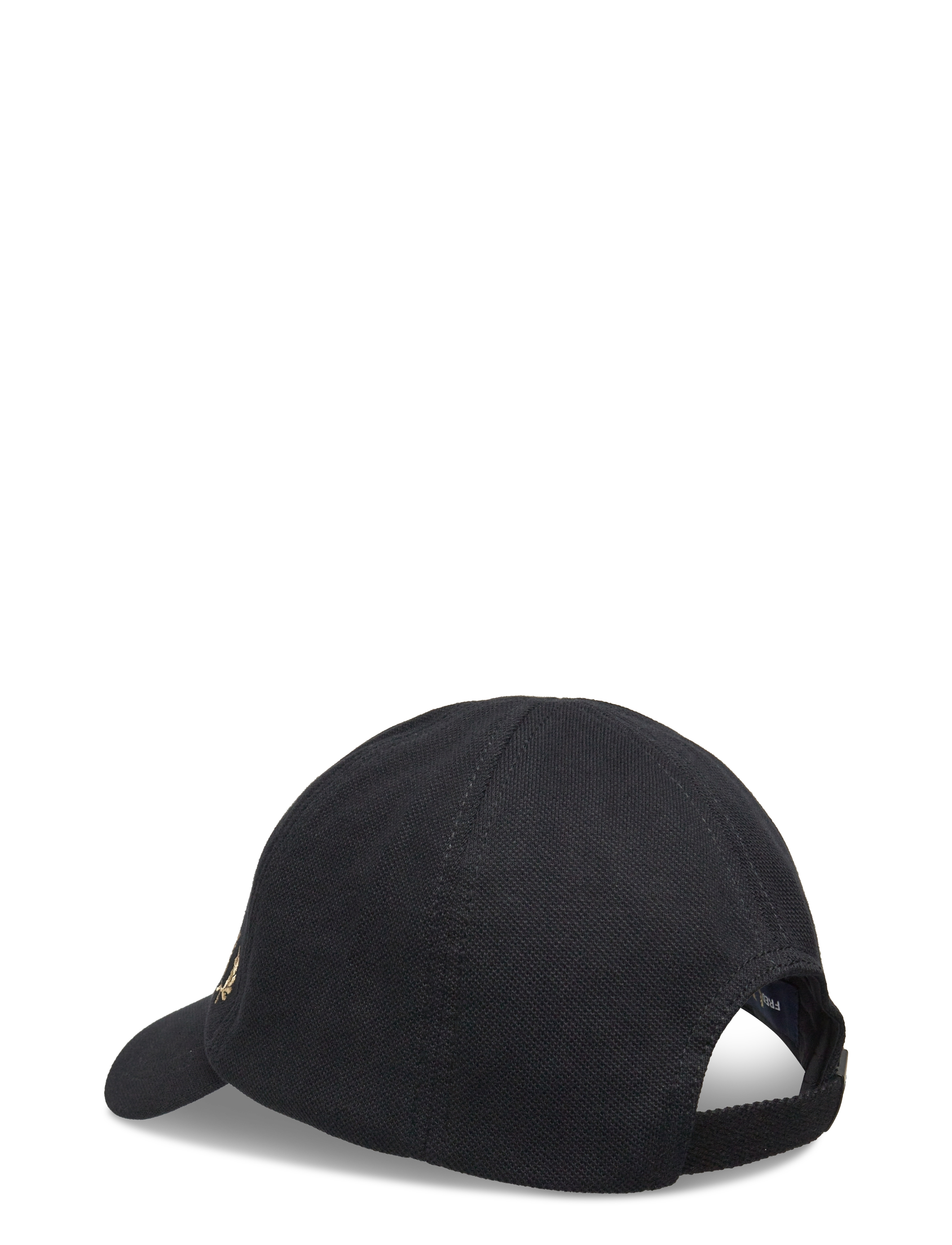 Fred Perry - PIQUE CLASSIC CAP - black/warm stone - 2